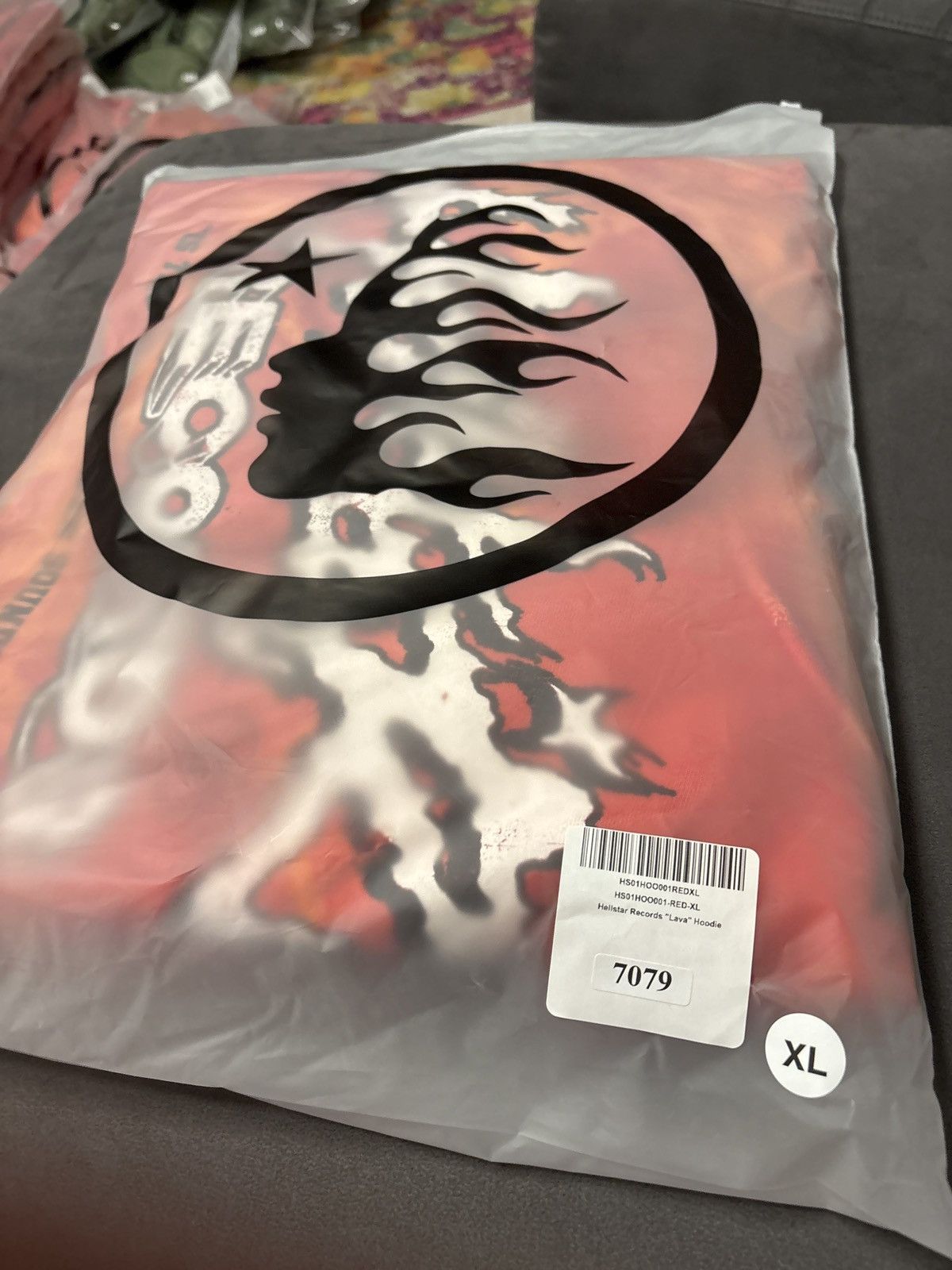 HELLSTAR Hellstar records screaming kid lava hoodie Size US XL / EU 56 / 4 - 11 Thumbnail