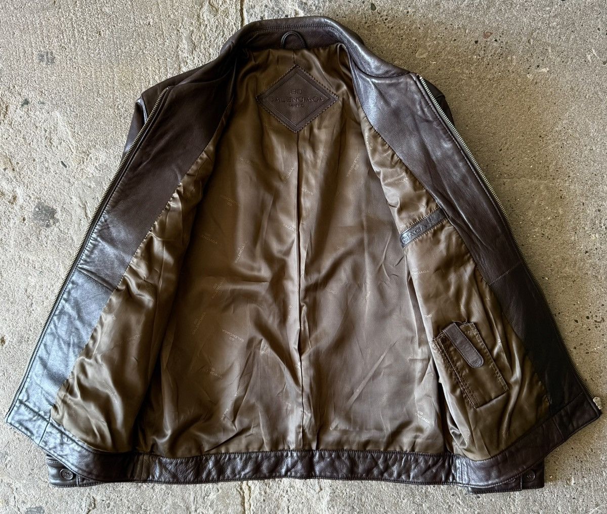 Balenciaga Balenciaga - 1997 -Nicolas Ghesquière -Zip Up Leather Jacket Size US M / EU 48-50 / 2 - 7 Thumbnail