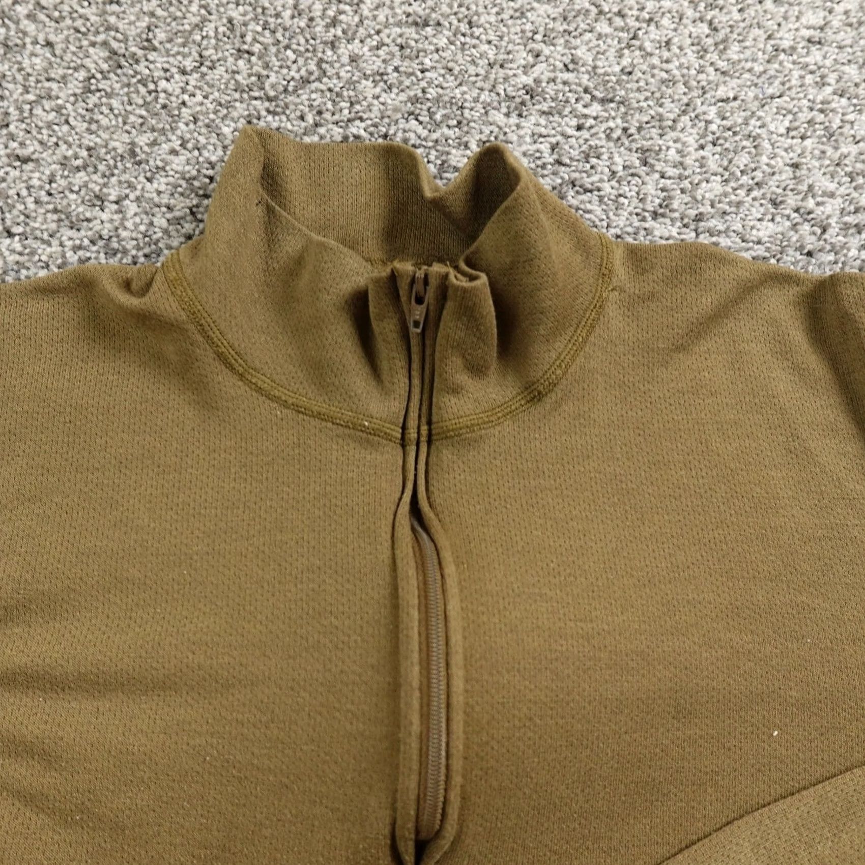 Industrie Orc Industries Pullover Mens M Brown 1/4 Zip Long Sleeve Base Layer Top Army Size US M / EU 48-50 / 2 - 3 Thumbnail