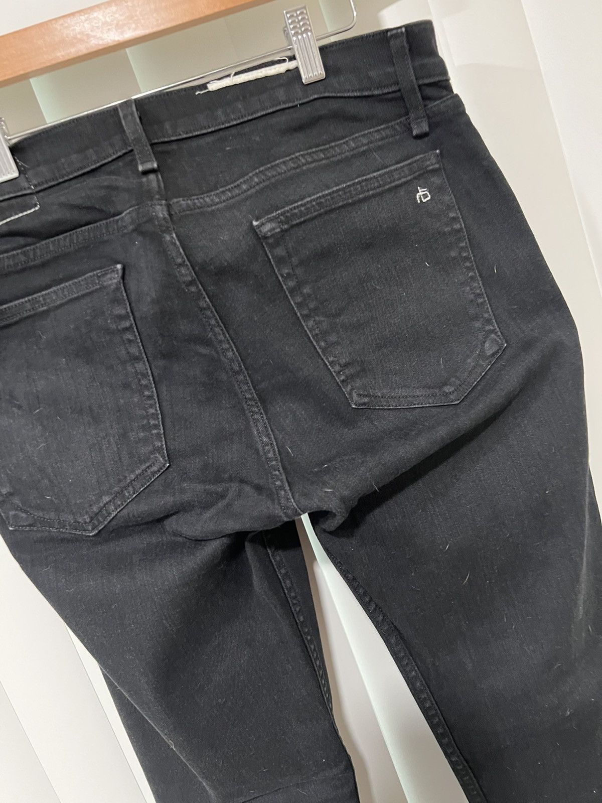 Rag & Bone Rag & Bone Black Denim Size US 34 / EU 50 - 7 Thumbnail