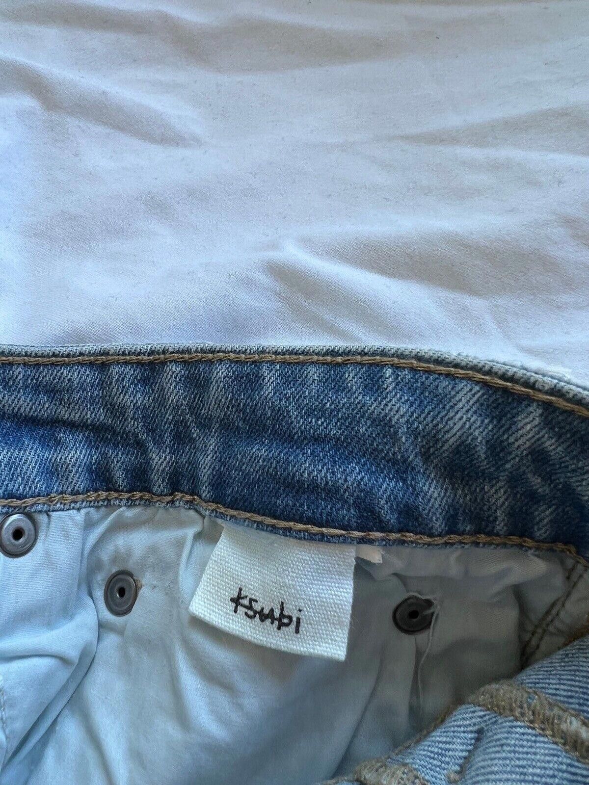 Ksubi new Ksubi mens denim jean 32 blue wolfgang two tone rip Size US 32 / EU 48 - 8 Thumbnail