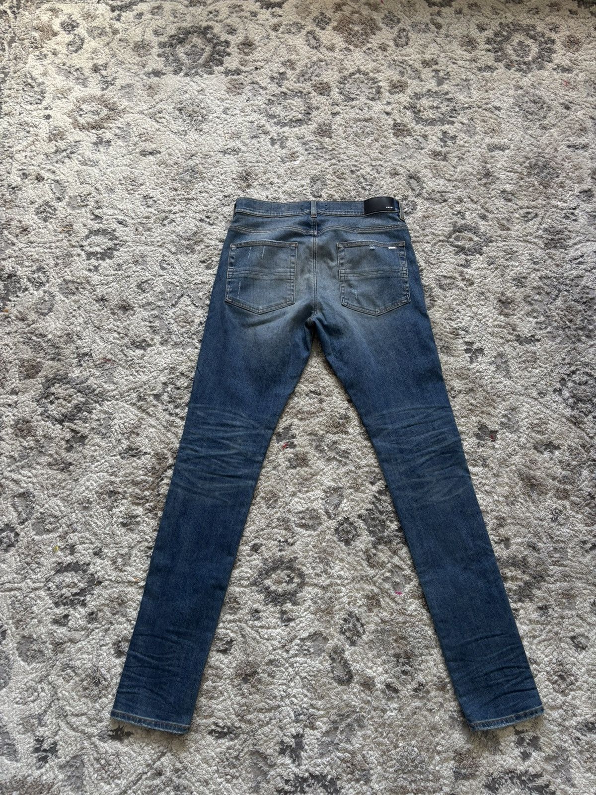 Amiri Amiri MX1 Green Plaid Patch Jeans Size 33 Size US 33 - 7 Thumbnail