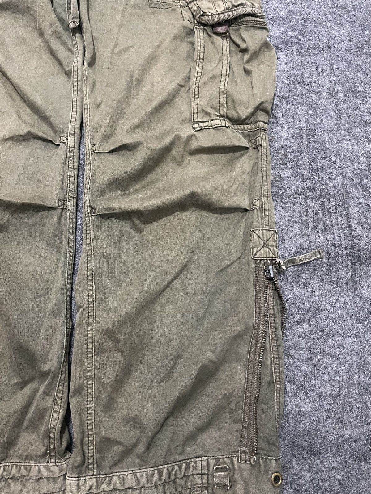 If Six Was Nine × Japanese Brand × Le Grande Bleu (L.G.B.) Abrechrombie and fitch - Apocalypse Style Bondage Pants Size US 34 / EU 50 - 3 Thumbnail