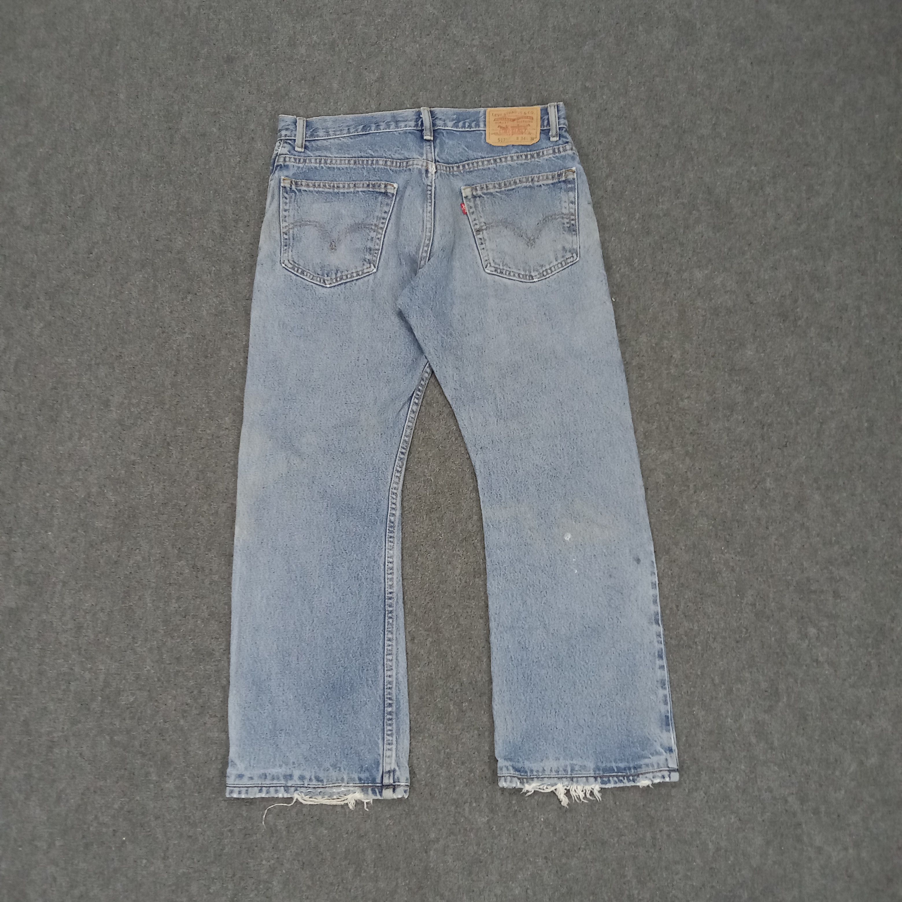 Levi's Levi's 517 American Distressed Style Denim Jeans Size US 33 - 7 Thumbnail