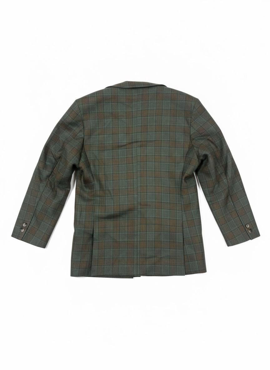 Vintage Vintage Dolzer 100% Pure New Wool Check Blazer / L Size 42L - 2 Thumbnail