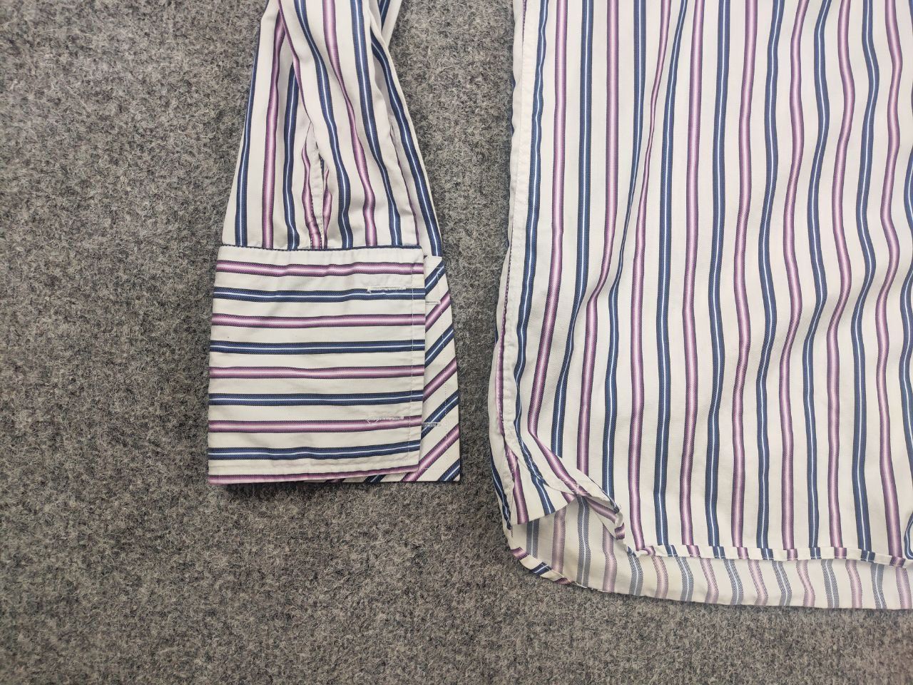 Burberry Vintage Burberry London loose shirt thin stripes cufflinks Size US XL / EU 56 / 4 - 5 Thumbnail