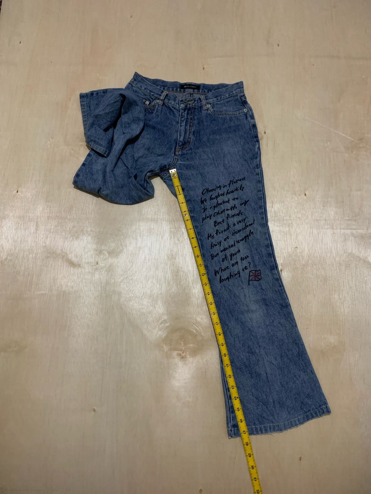 Hysteric Glamour × If Six Was Nine × Japanese Brand Vintage Flare Jeans Back&Forth Bootcut Size US 27 - 11 Thumbnail