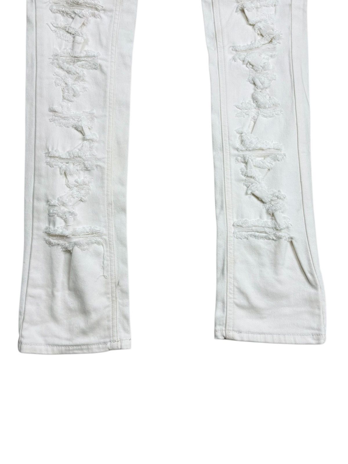 Yasuyuki Ishii Archive No ID - Slashed Denim Pants Size US 29 - 4 Thumbnail
