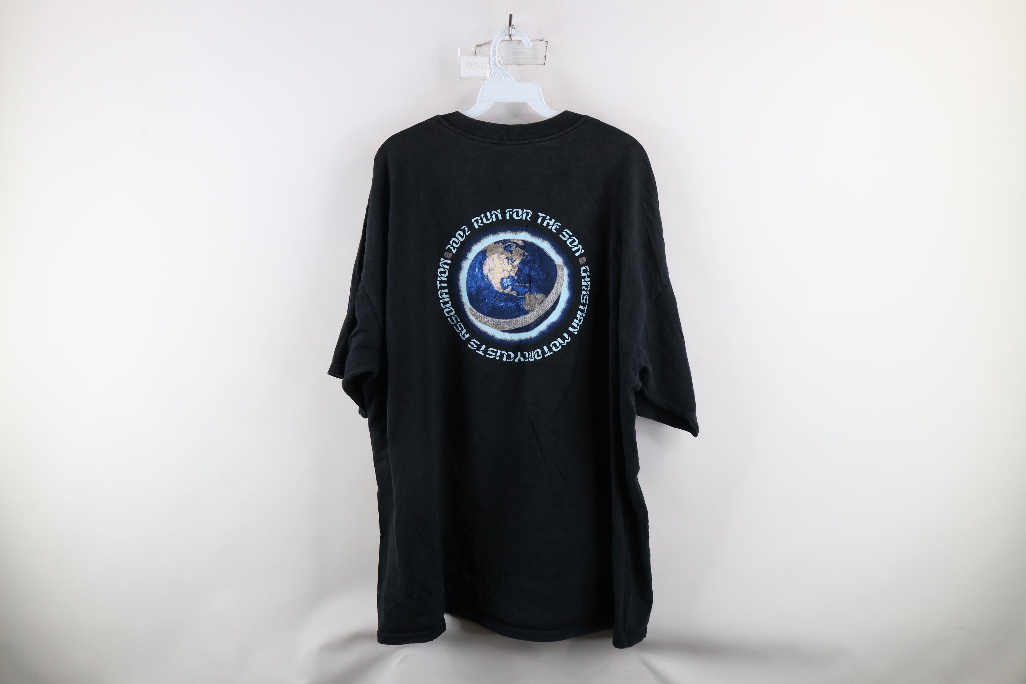 Vintage Vintage Y2K 2002 Motorcyclists Association T-Shirt Black Size US XXL / EU 58 / 5 - 8 Thumbnail