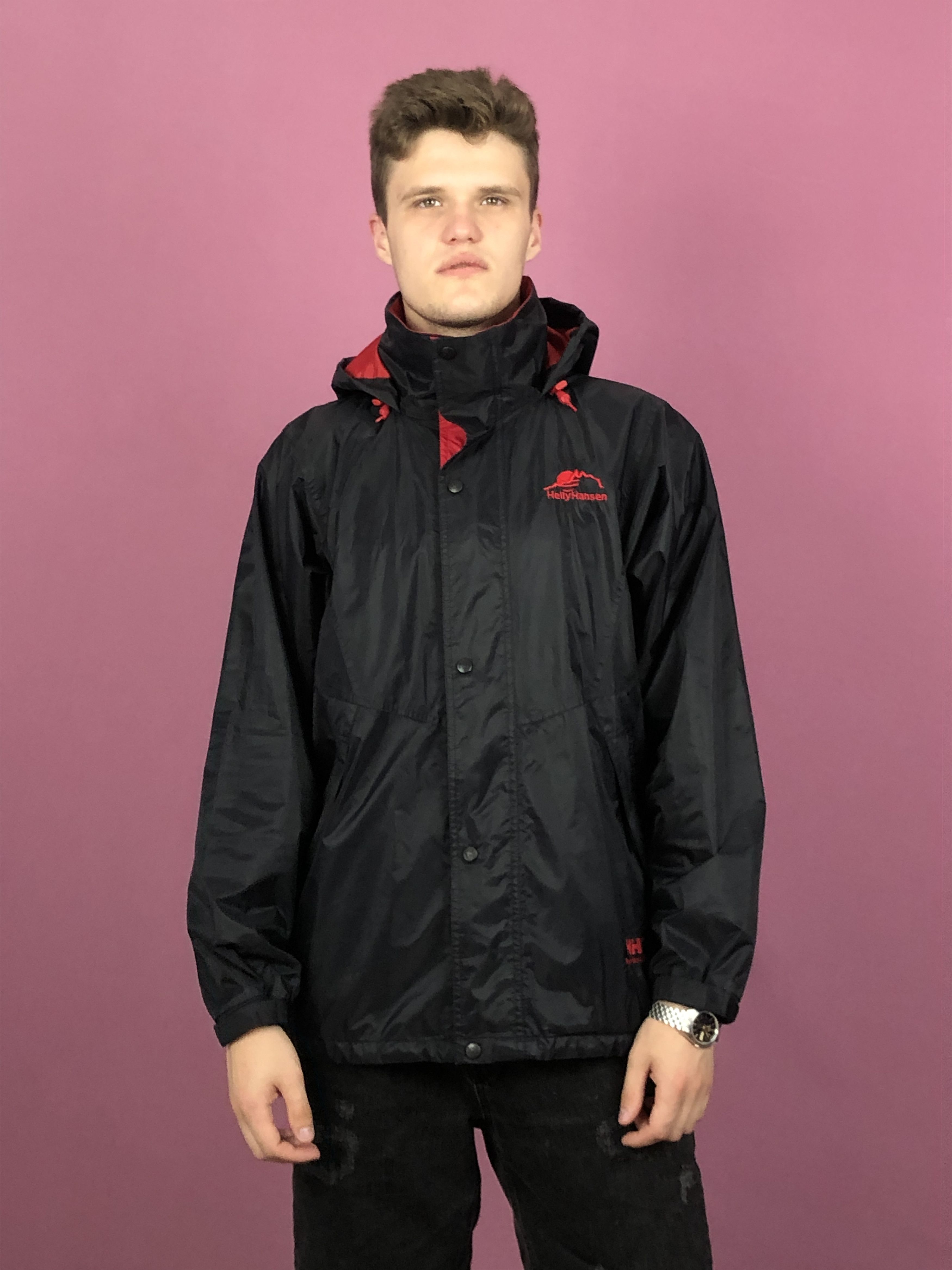 Helly Hansen × Vintage 90s Helly Hansen Vintage Men's Rain Jacket - M Size US M / EU 48-50 / 2 - 1 Thumbnail