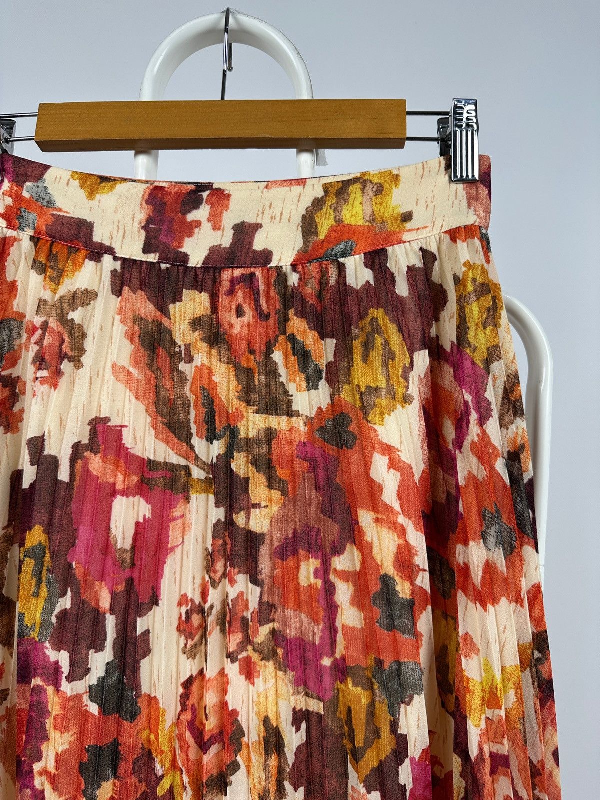 Sezane Sezane x Chufy Dilo Mara Floral Print Maxi Skirt Size 26" / US 2 / IT 38 - 10 Thumbnail