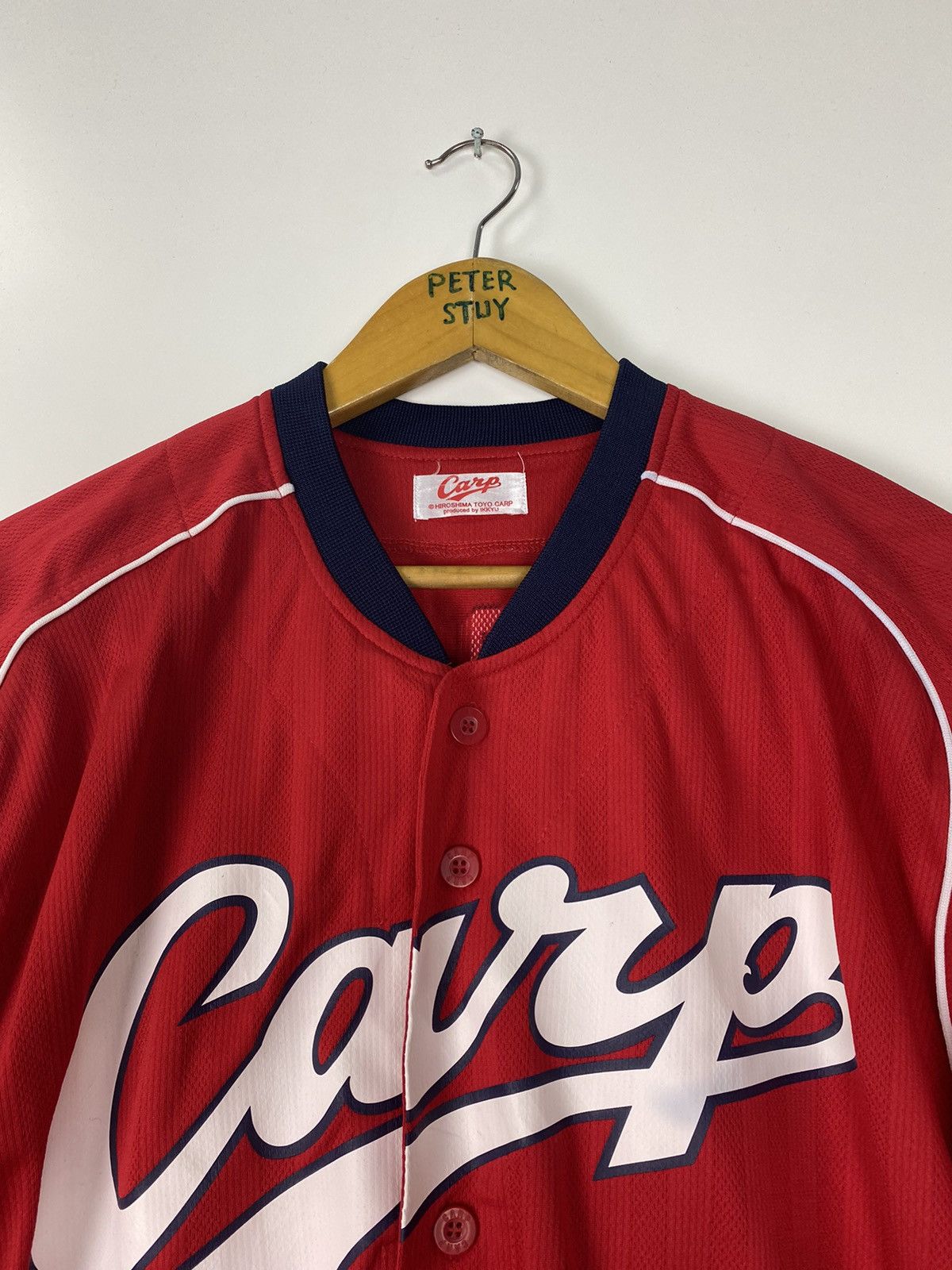 MLB × Vintage Carp Hiroshima Toyo Carp jersey Size US L / EU 52-54 / 3 - 6 Thumbnail