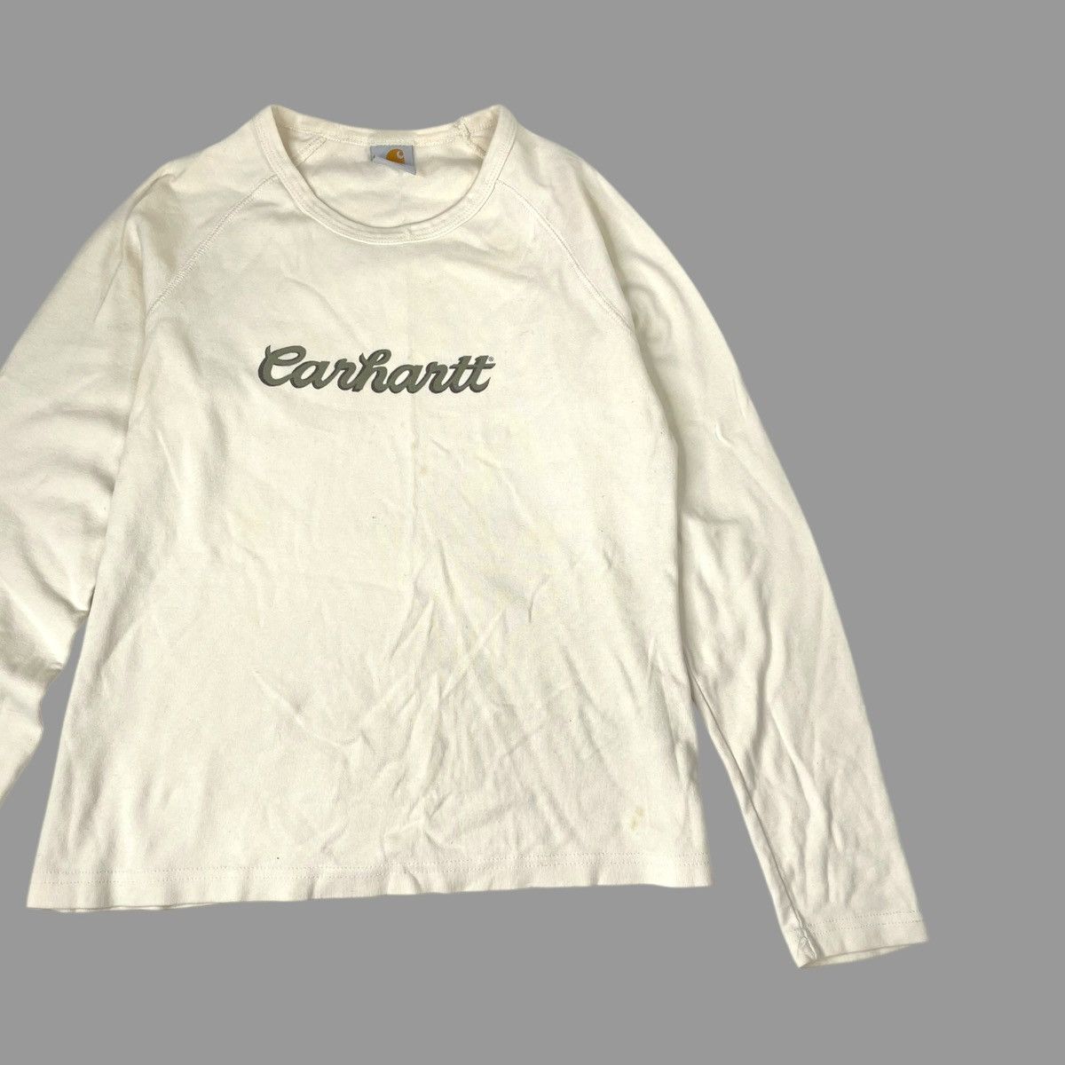 Carhartt × Vintage Vintage 90s Carhartt long sleeve t shirt Size L / US 10 / IT 46 - 2 Thumbnail