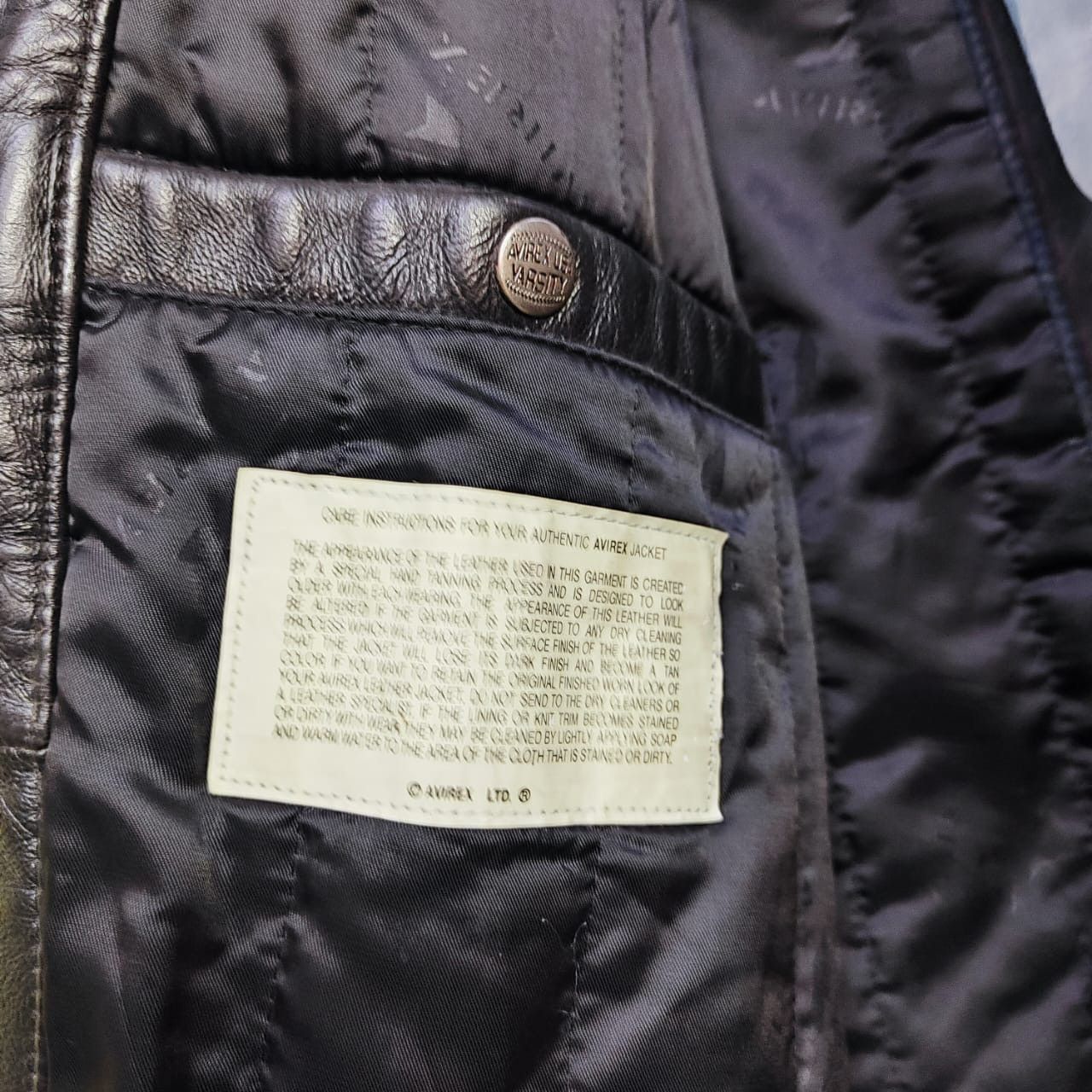 Avirex Vintage AVIREX Leather Jacket Size US XXL / EU 58 / 5 - 11 Thumbnail