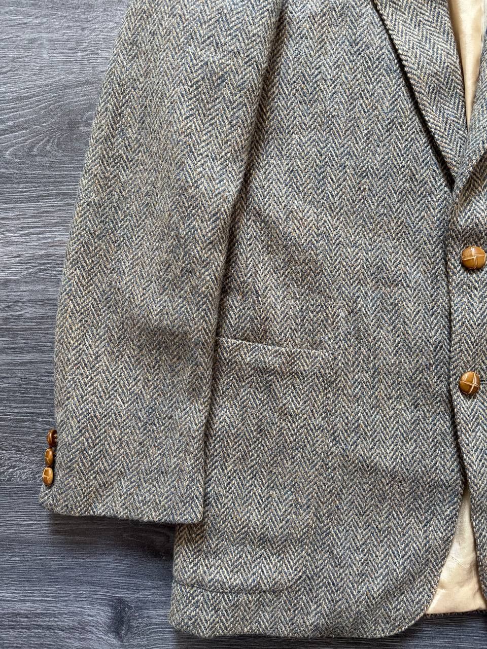 Harris Tweed Vintage Harris Tweed Wool Blazer Jacket Size 40R - 5 Thumbnail