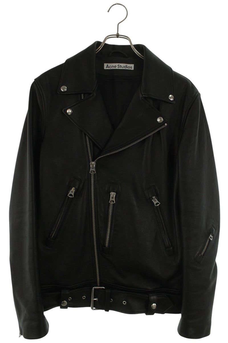 Acne Studios Aze Leather Jacket 46 | Grailed