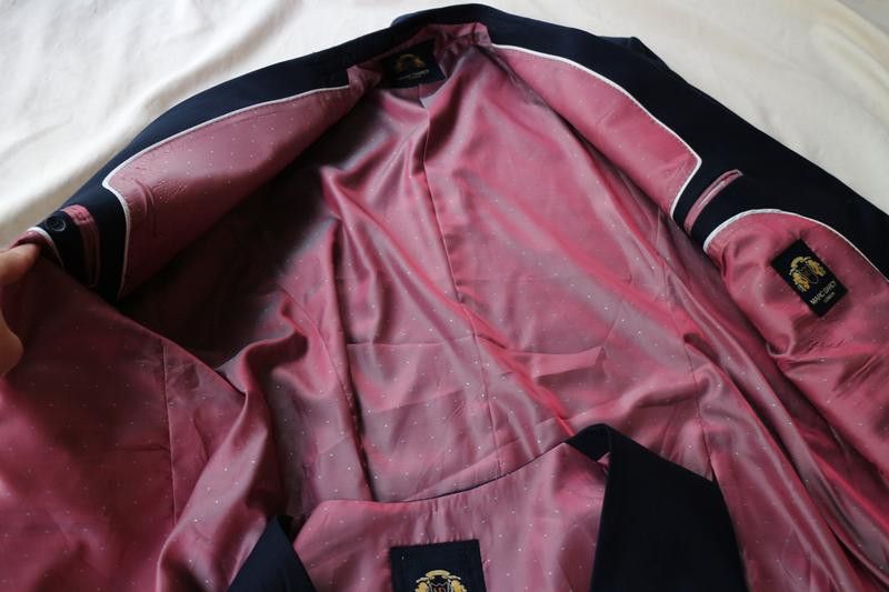 Other Marc Darcy Navy 3-Piece Suit Size 52R Size 52R - 6 Thumbnail