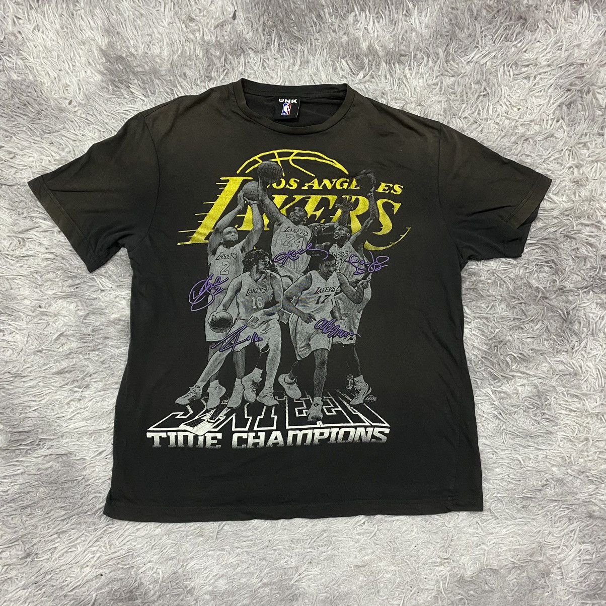 NBA × Vintage Los angeles LA LAKERS player line up Size US XL / EU 56 / 4 - 1 Thumbnail