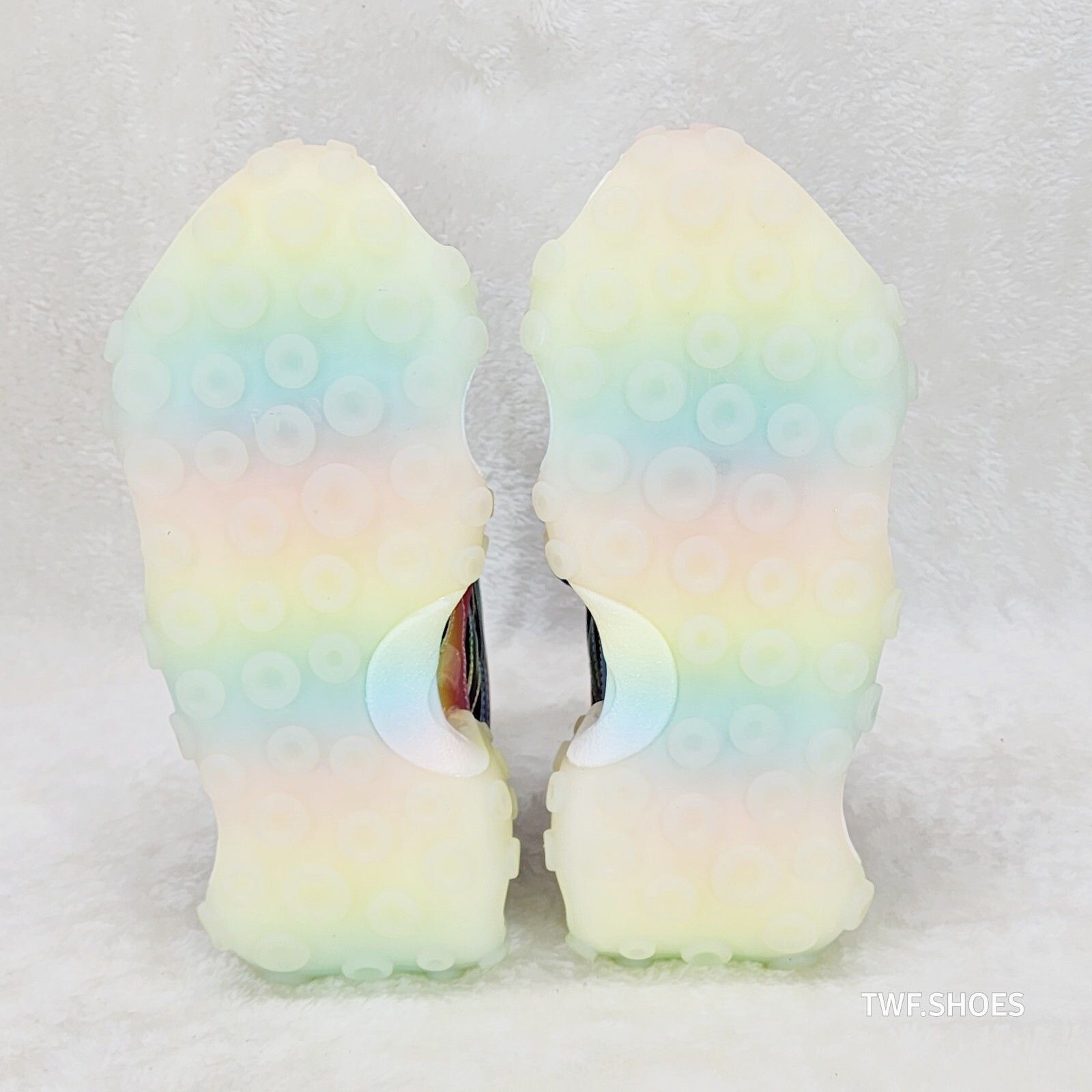 Other Anthony Wang Alien Black & Rainbow Hidden Wedge Platform Sne Size US 8.5 / IT 38.5 - 5 Thumbnail