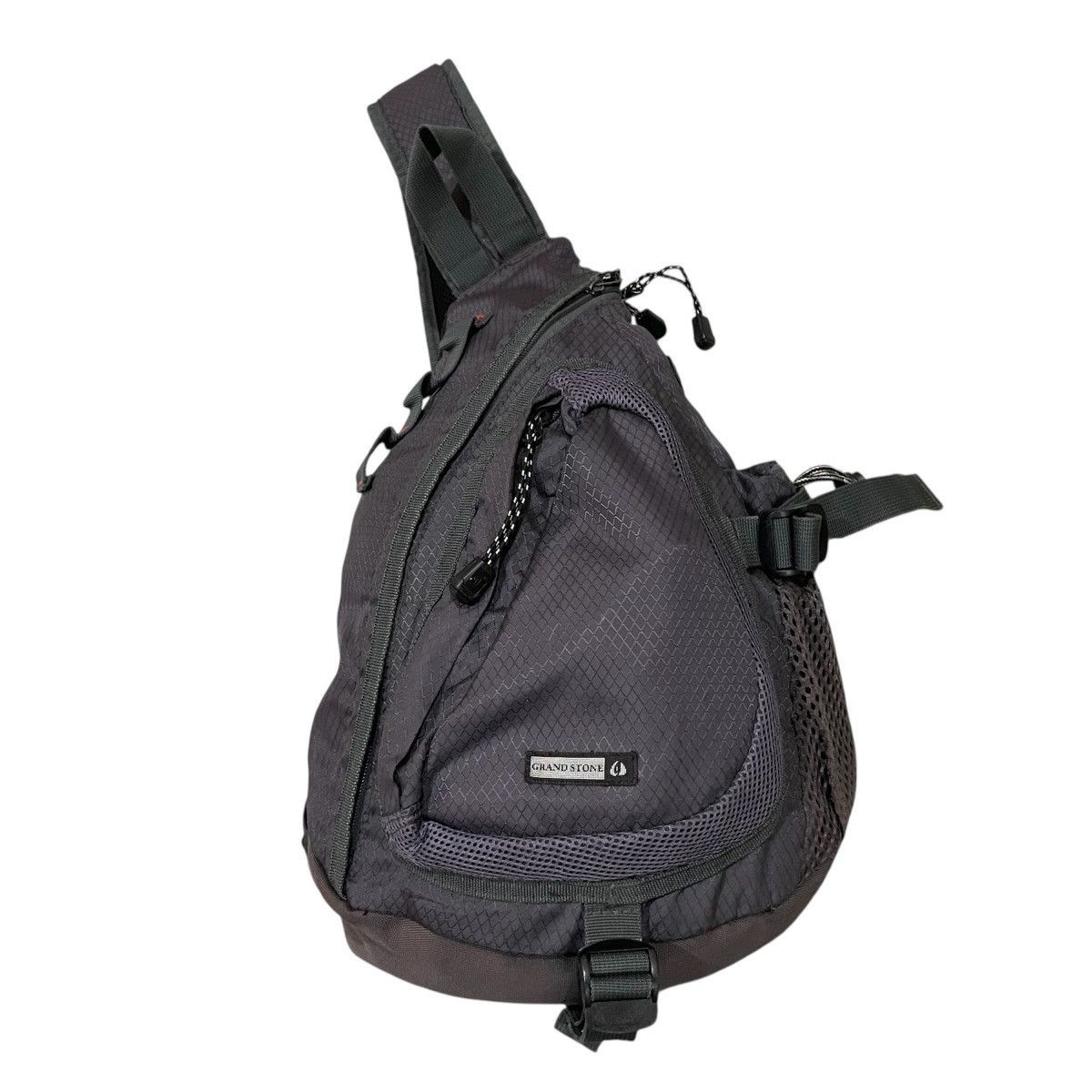 Grant Stone Grand Stone Techwear Dark Grey Ripstop Tactical Crossbody Size ONE SIZE - 1 Thumbnail