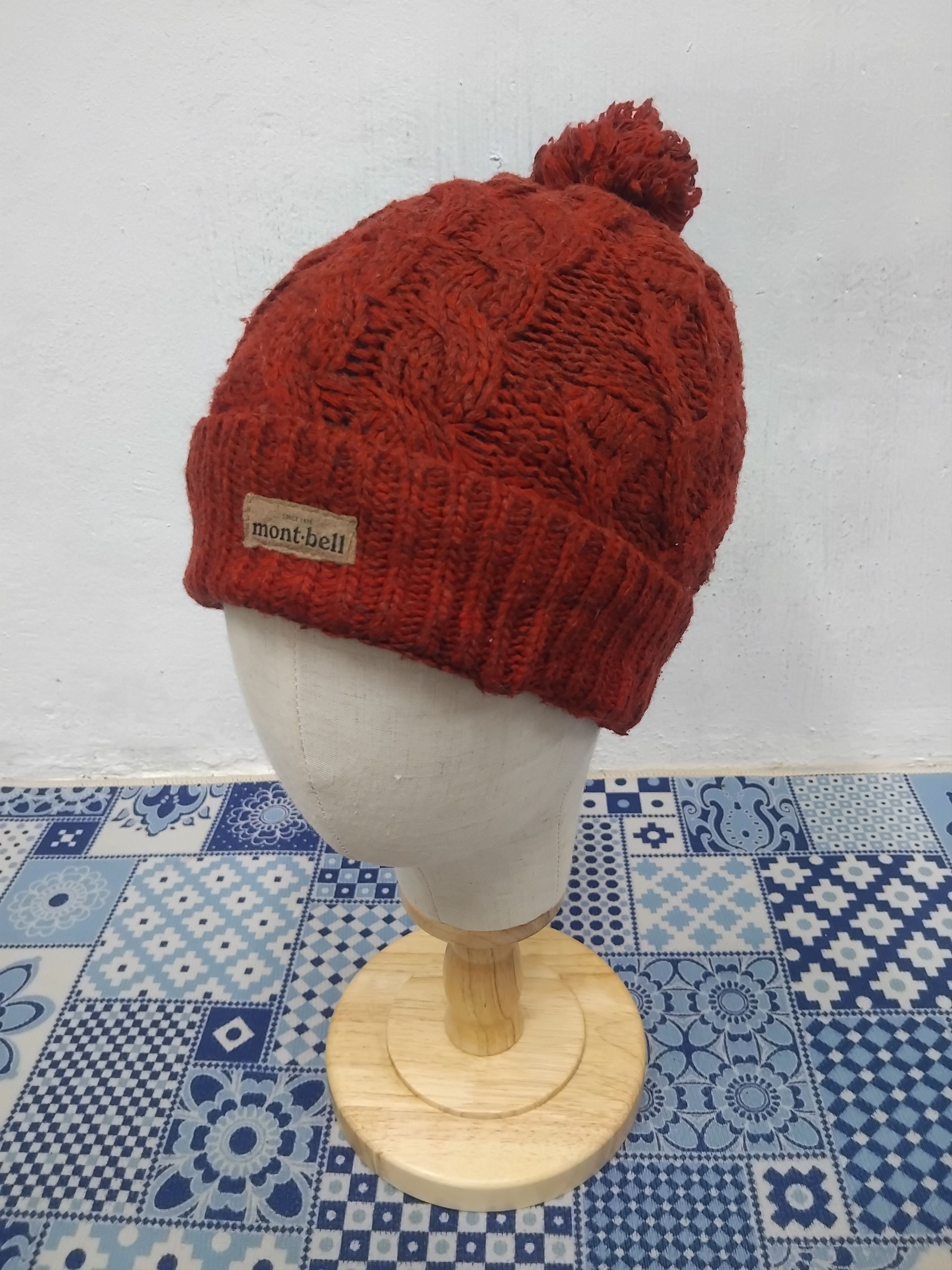 Montbell 💥Montbell red colour beanie Size ONE SIZE - 1 Thumbnail