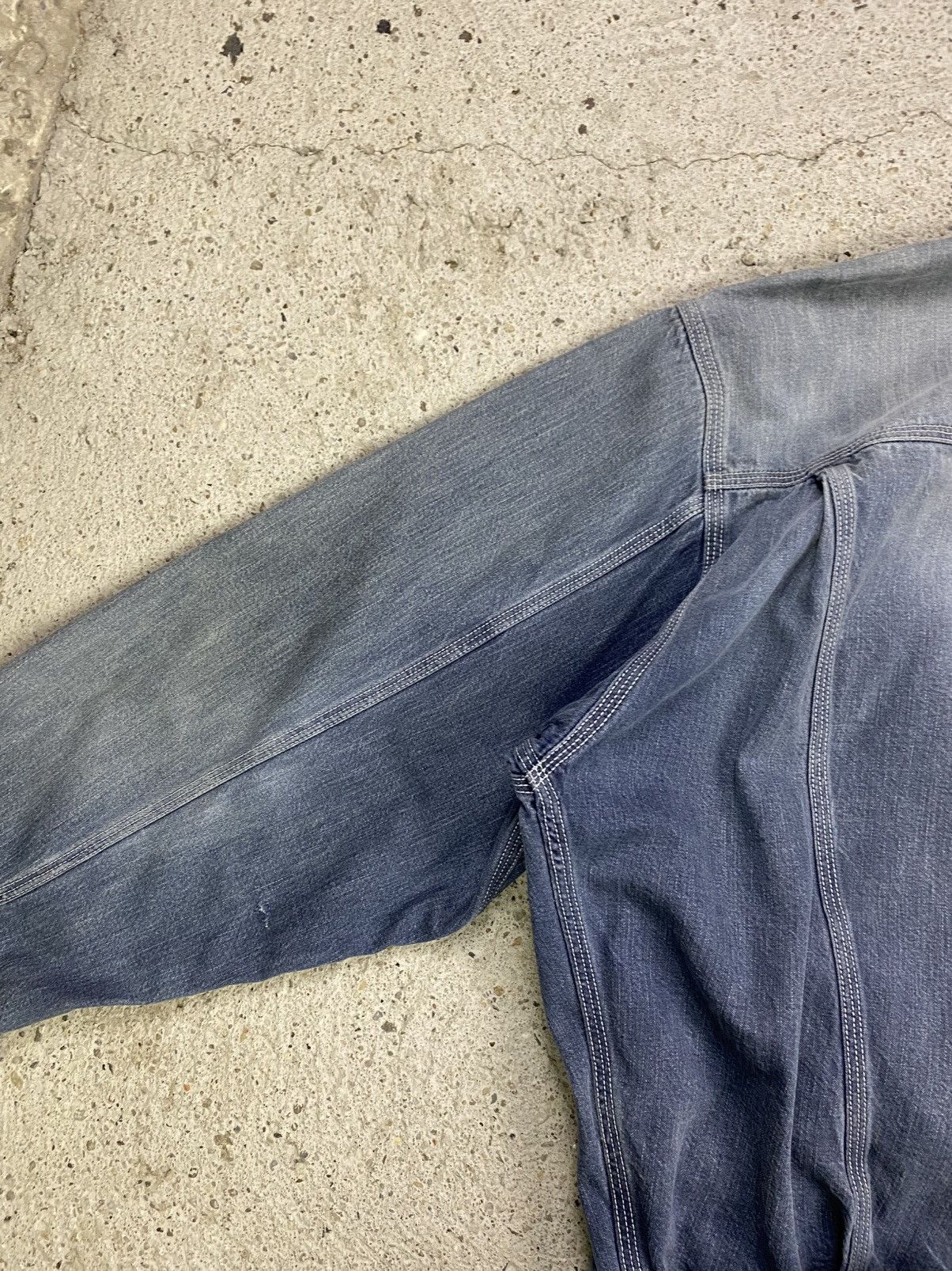 Diesel Diesel denim jacket vintage trashed made in italy archive Size US XXL / EU 58 / 5 - 14 Thumbnail
