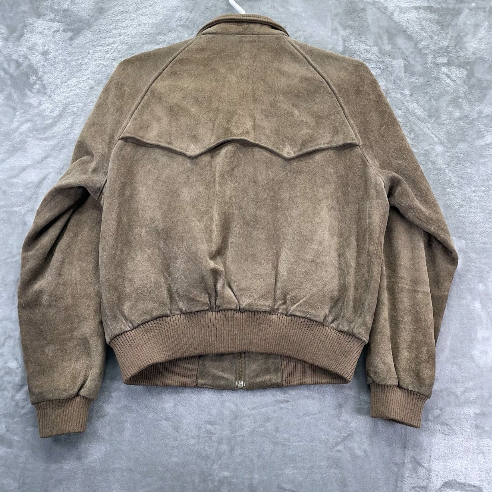 Polo Ralph Lauren VTG Polo Ralph Lauren Jacket Large Suede Lined chin strap Western Zip Size US L / EU 52-54 / 3 - 3 Thumbnail