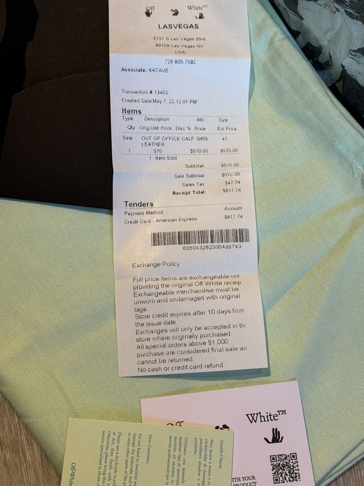 Off-White Out Of Office Size US 9 / EU 42 - 11 Thumbnail