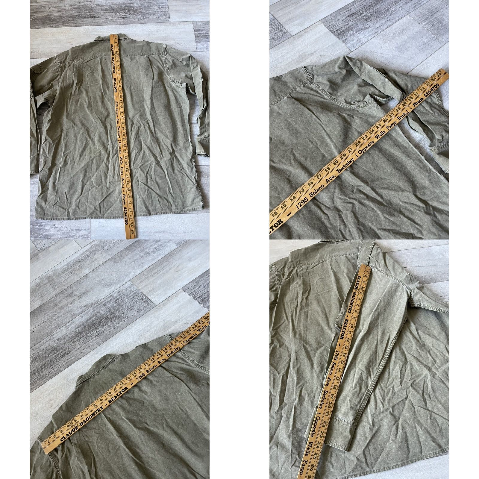VINTAGE Cabela's Shirt Button-Up Long Sleeve Men XL Brown Outdoor Pockets Corduroy? (Note: original has Cotton, Solid pattern)