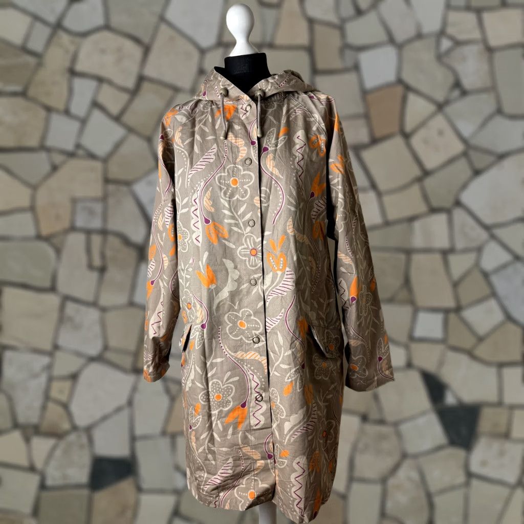 Vintage Gudrun Sjoden Jacket Coat Womens M Brown Cotton Coat Jacket Size M / US 6-8 / IT 42-44 - 1 Thumbnail