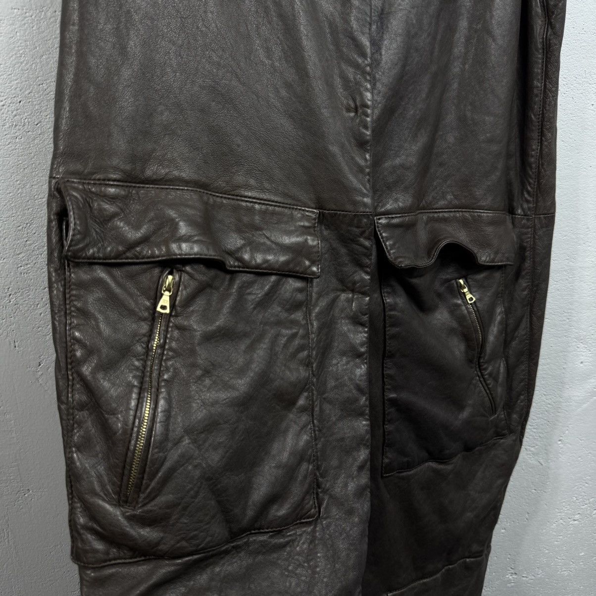 Marni Vintage Marni Leather Avant Garde Winter Edition 2009 Jacket Size S / US 4 / IT 40 - 2 Thumbnail