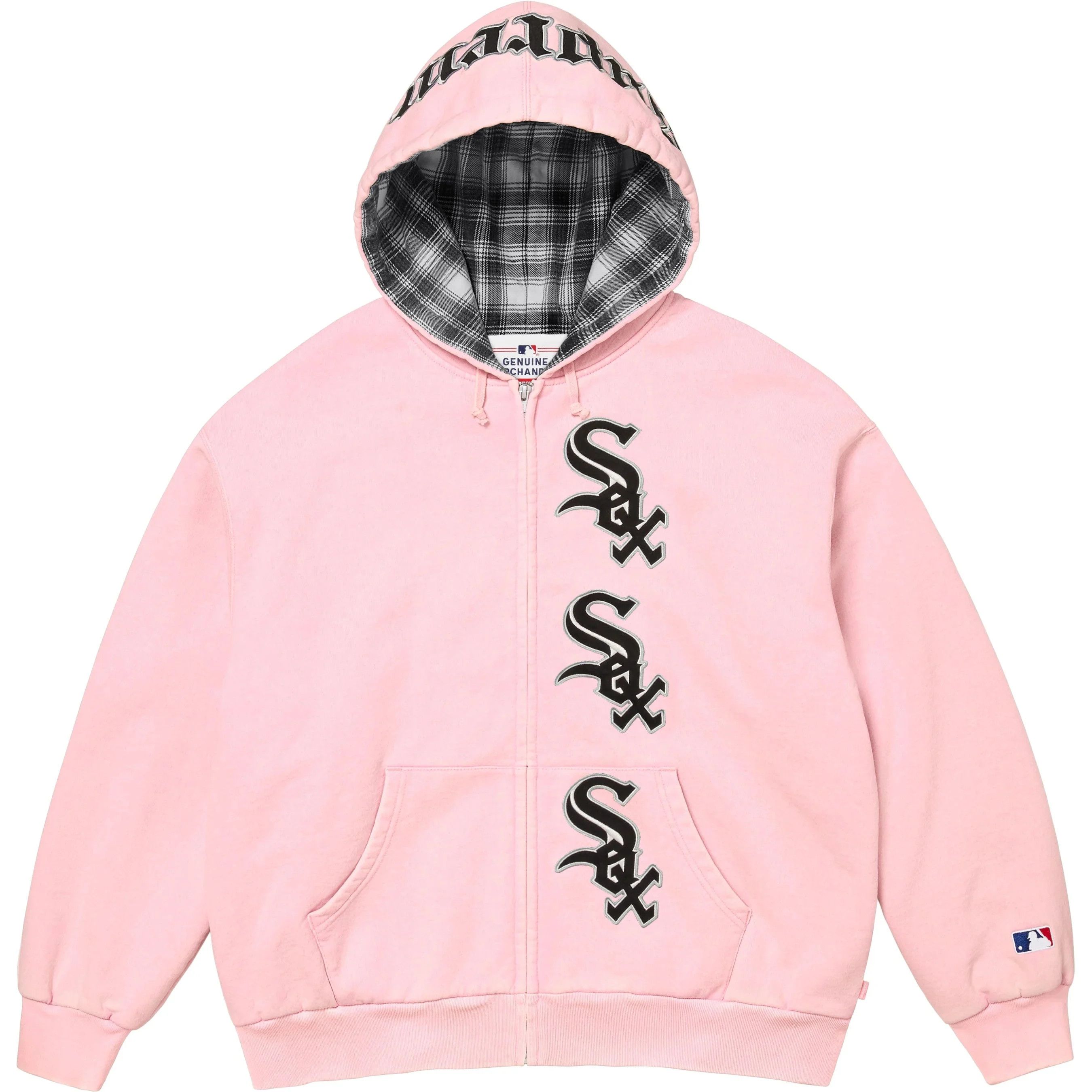MLB × Supreme Supreme Chicago White Sox Zip Up Hooded Sweatshirt Size US L / EU 52-54 / 3 - 1 Thumbnail