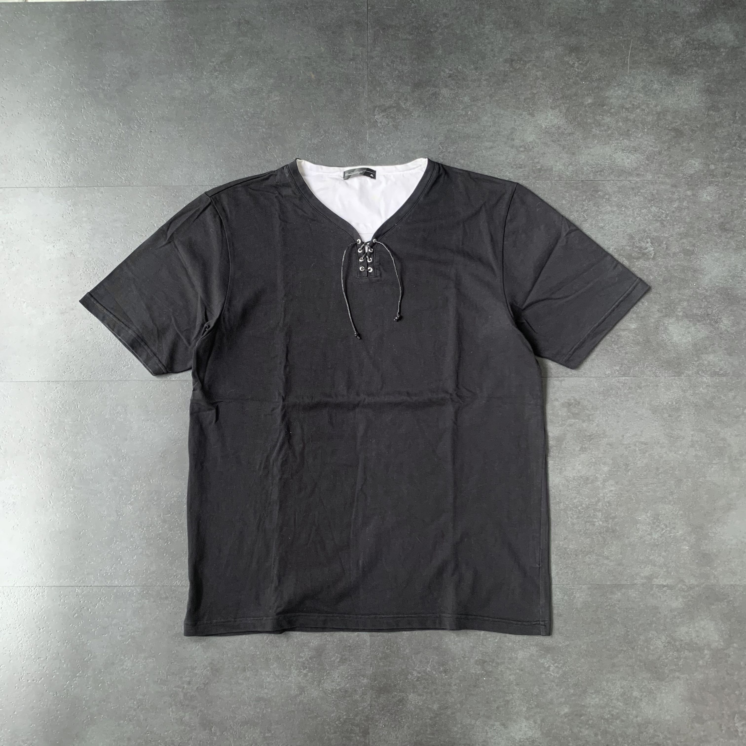 Japanese Brand Commontage Japanese Brand Layered Shirt Y2K Punk Tee Shirt Size US L / EU 52-54 / 3 - 1 Thumbnail