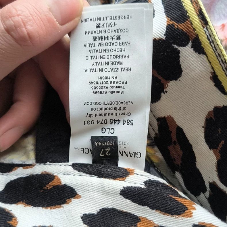 Versace Versace Leopard print jeans Size US 27 - 5 Thumbnail
