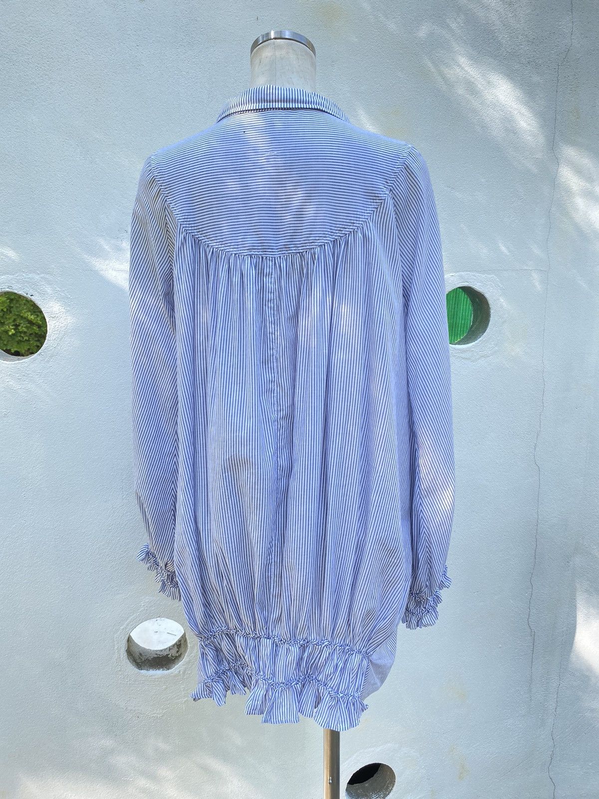 Frapbois FRAPBOIS Blue and white striped blouse Size ONE SIZE - 15 Thumbnail