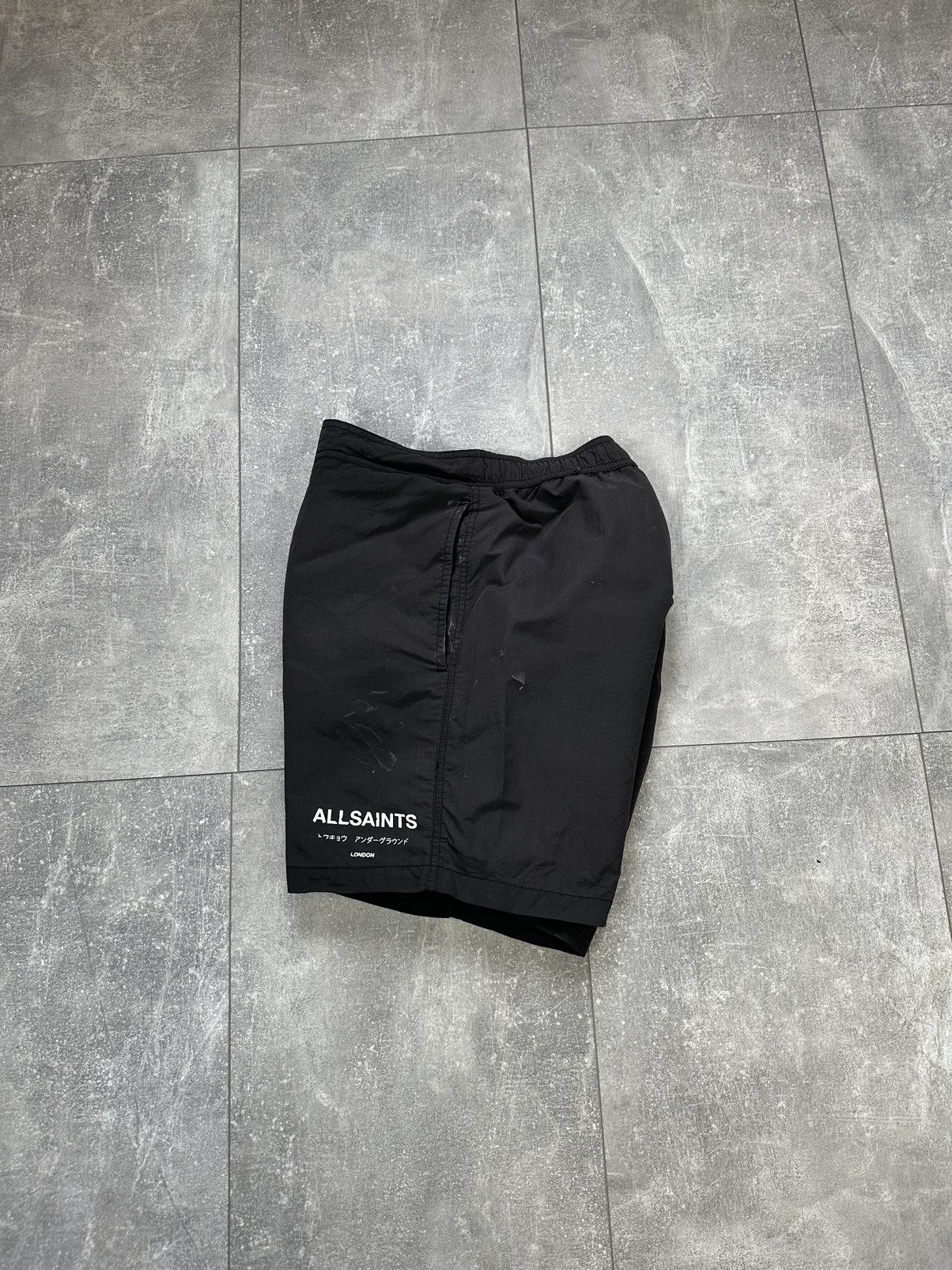 Allsaints Men’s Allsaints swim wear distressed shorts Size US 28 / EU 44 - 1 Thumbnail