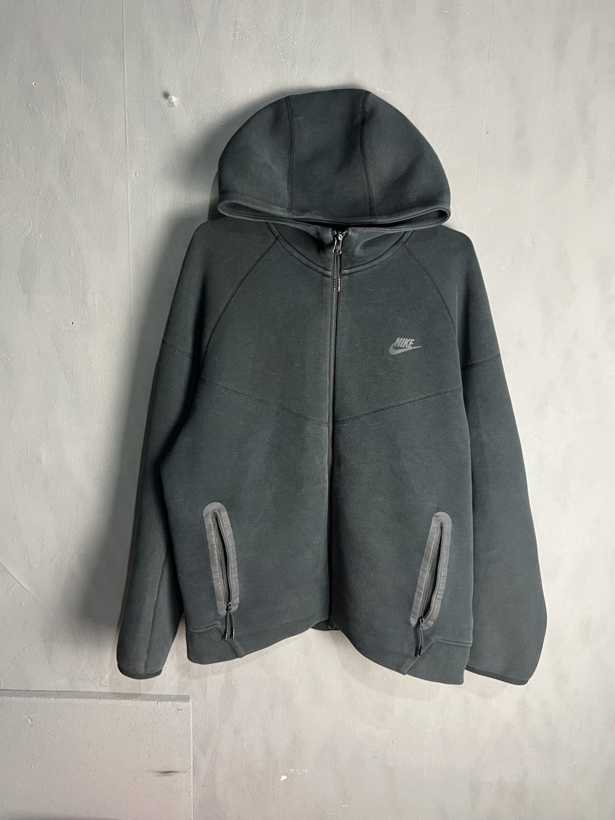 Nike Nike tech fleece zip-up hoodie drill trap Size US XL / EU 56 / 4 - 2 Thumbnail