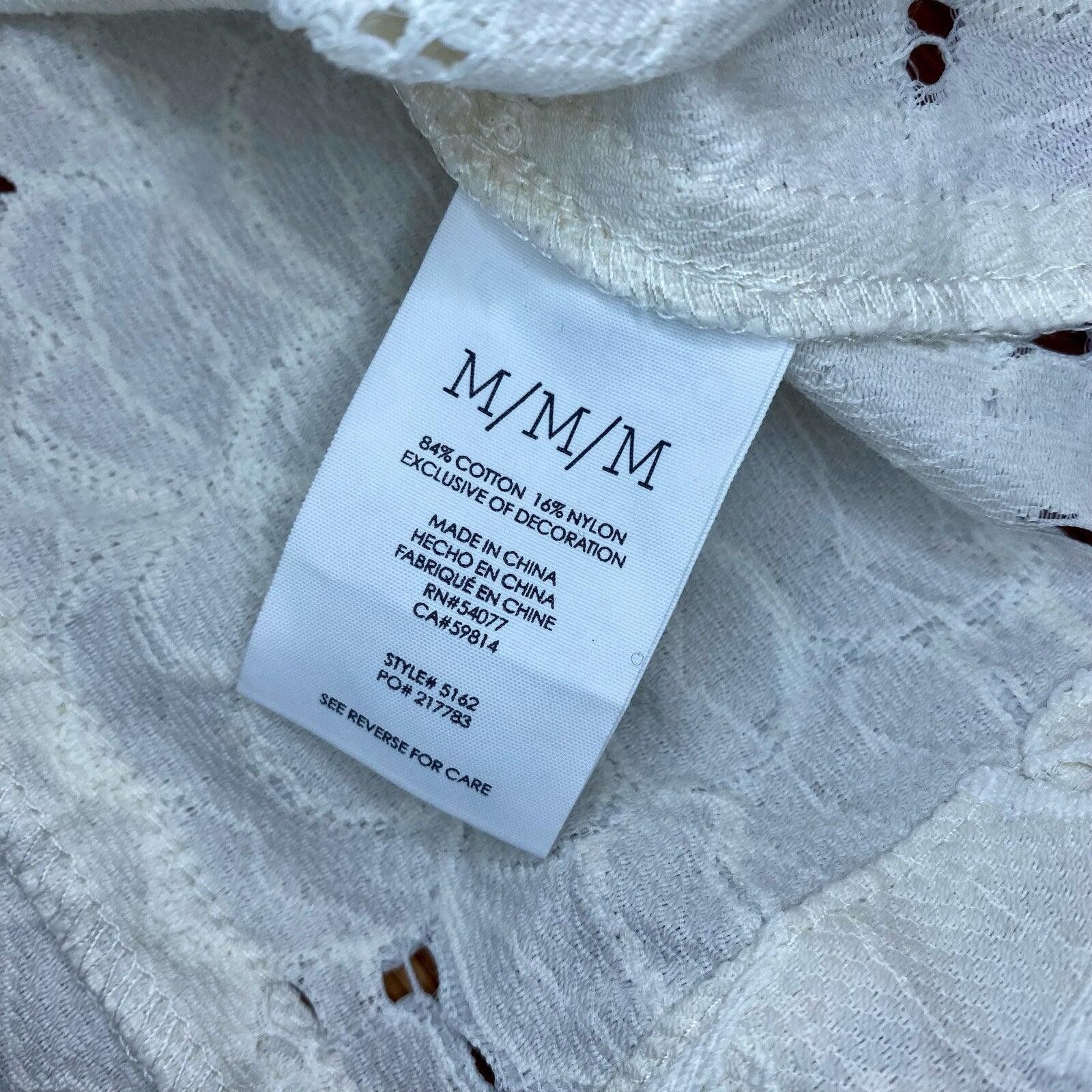 Other Cabi #5162 Spring Portrait White Floral Jacket Womens Medium Size M / US 6-8 / IT 42-44 - 12 Thumbnail