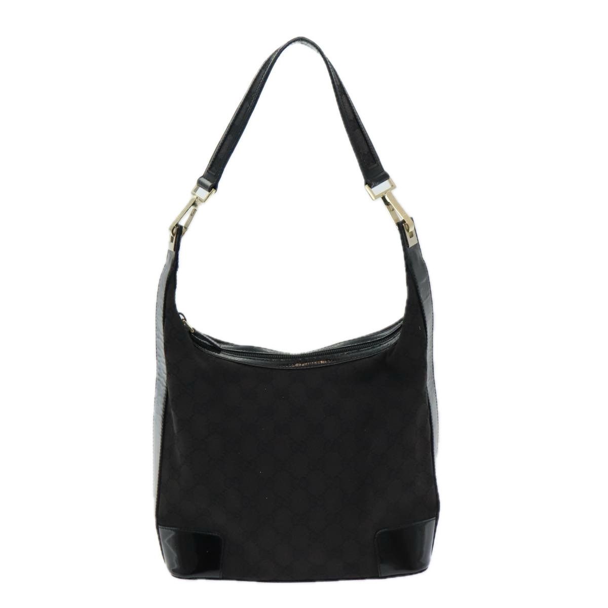Gucci Gg Supreme Black Canvas Shoulder Bag (Pre-Owned) Size ONE SIZE - 1 Thumbnail