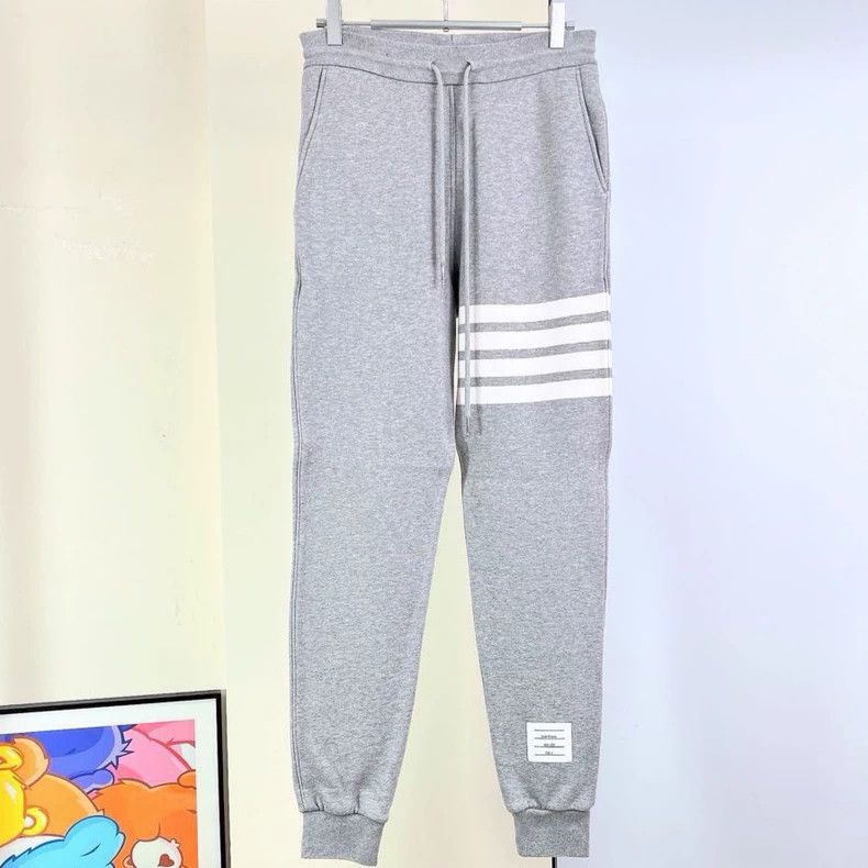 Thom Browne Thom Browne Grey striped tracksuit Size US 38 / EU 54 - 1 Thumbnail