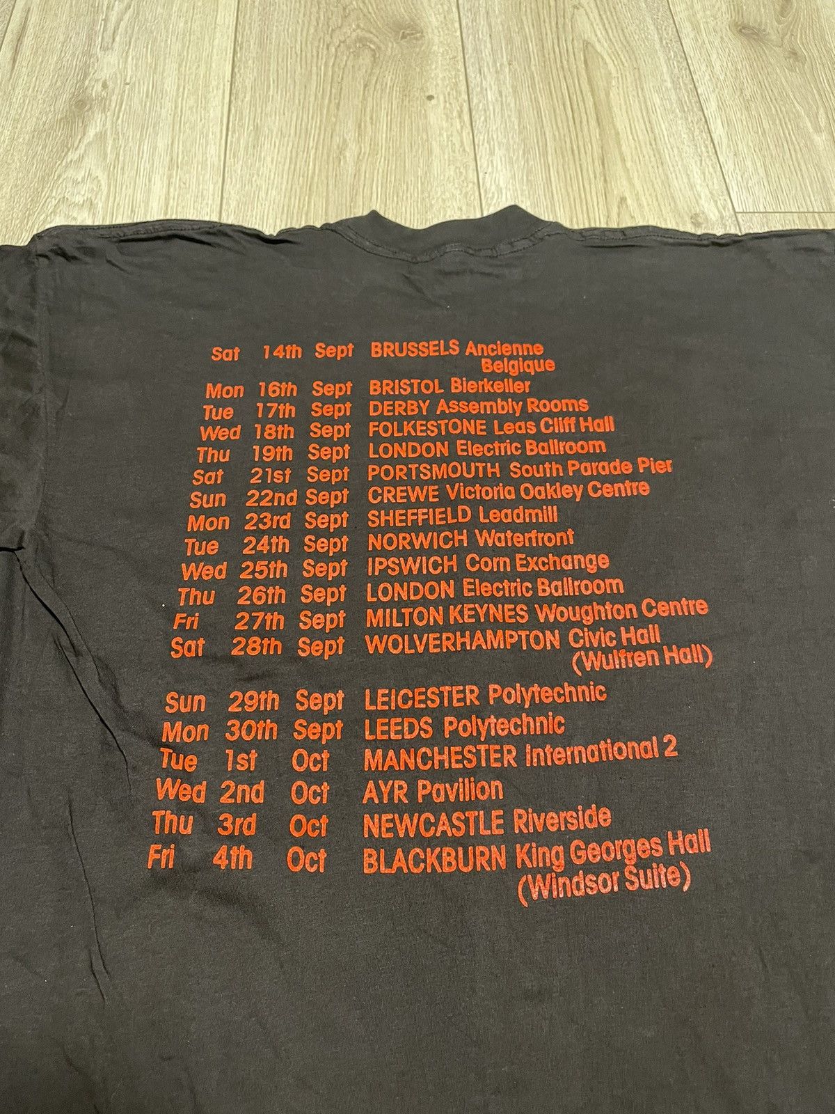 Band Tees × Vintage Vintage Gary Numan The Emotion Tour 1991 T Shirt British Tee Size US XL / EU 56 / 4 - 22 Thumbnail