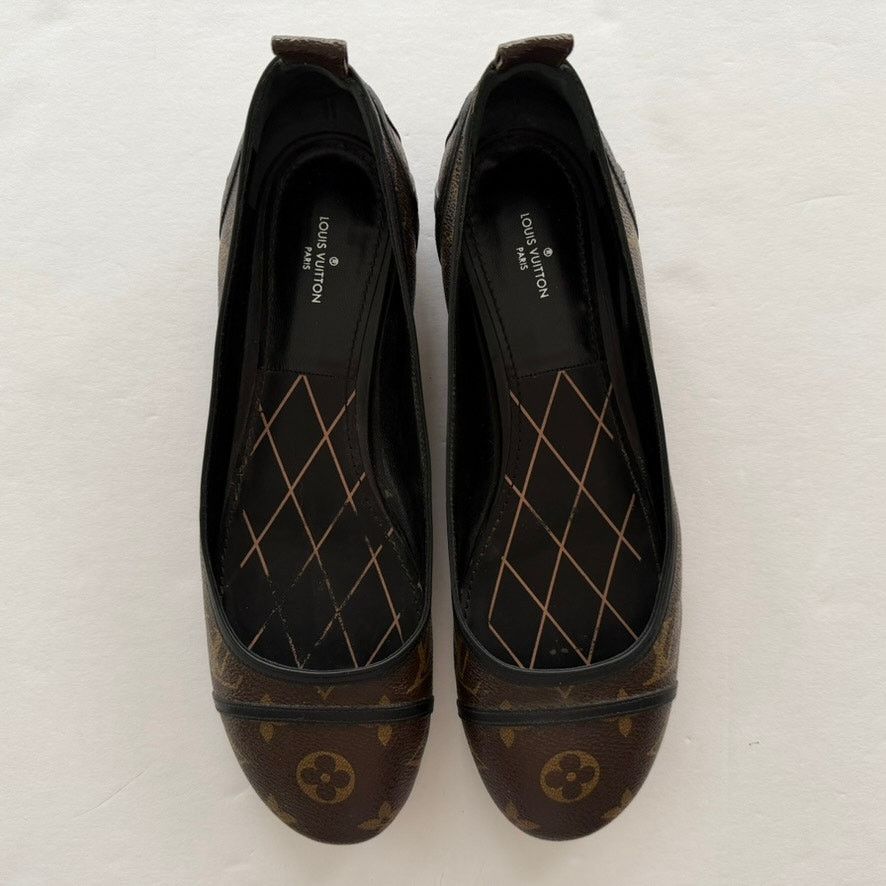 Louis Vuitton Louis Vuitton Infrarouge Ballet Flat 40.5 Revival Monogram Size US 9.5 / IT 39.5 - 4 Thumbnail