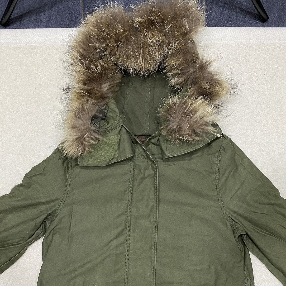 ADAM ET ROPE × Japanese Brand ADAM ET ROPE Racoon Fur Parka Jacket Size S / US 4 / IT 40 - 2 Thumbnail