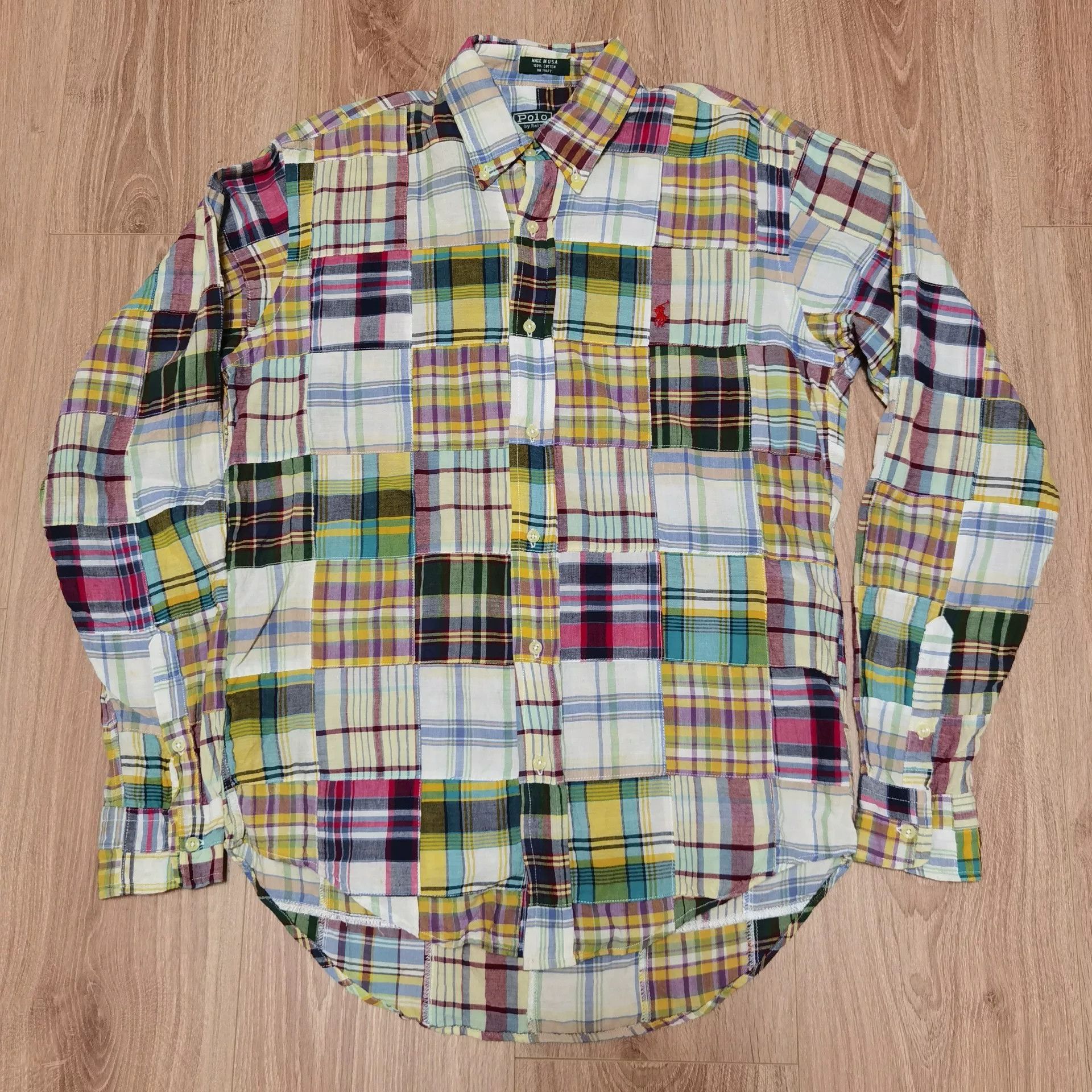 Polo Ralph Lauren Polo Ralph Lauren American Patchwork Shirt Size US M / EU 48-50 / 2 - 1 Thumbnail
