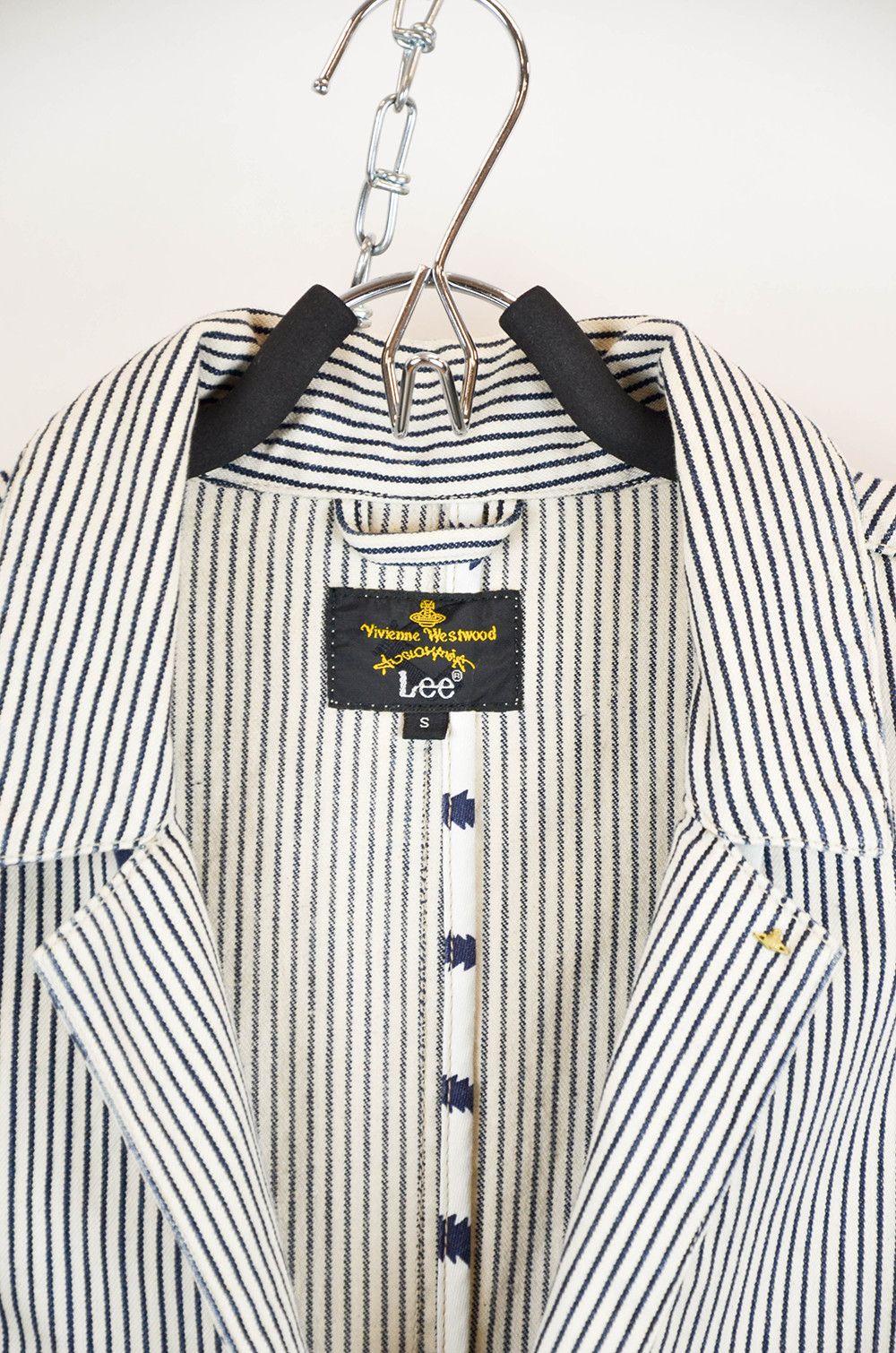 Lee × Vintage Vivienne Westwood x Lee Workman Blazer Striped Jacket - S Size US S / EU 44-46 / 1 - 8 Thumbnail