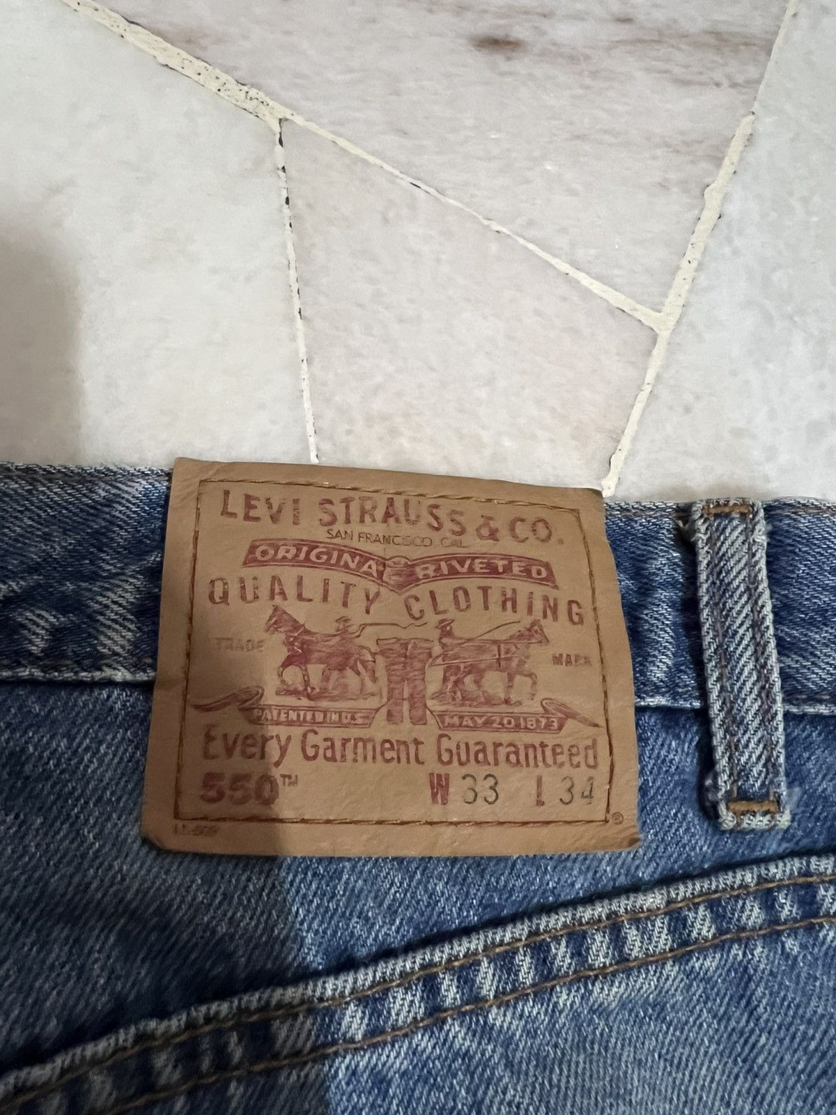Levi's 90’s Levis 550 Faded Mud Wash Jean Size US 32 / EU 48 - 21 Thumbnail