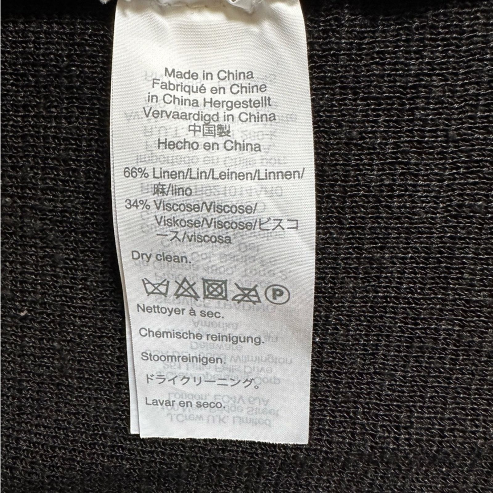 J.Crew J.CREW Juliette collarless sweater-blazer linen blend Black Size L / US 10 / IT 46 - 12 Thumbnail