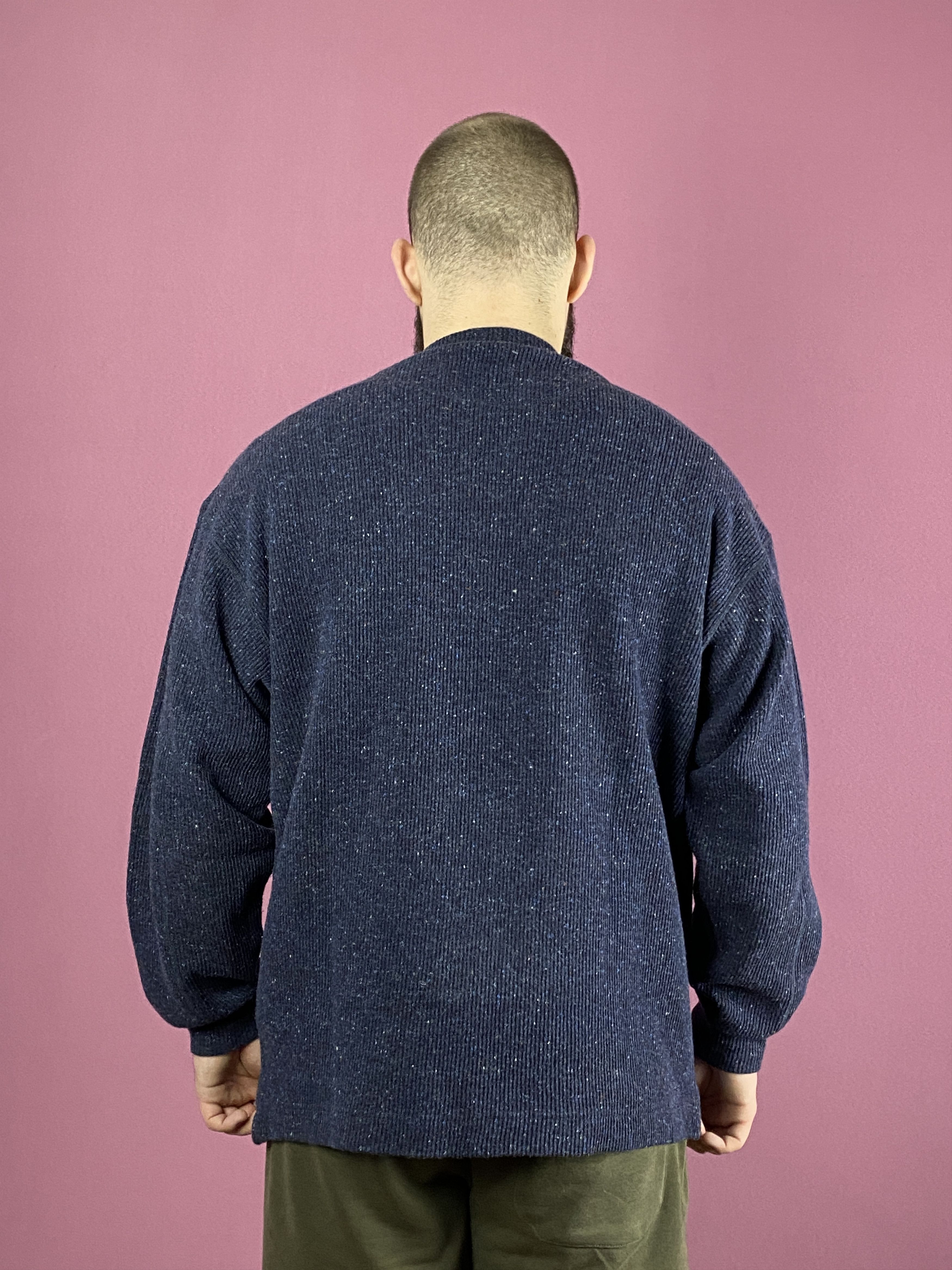 Vintage 90s Valentino Jeans Vintage Men's Sweater - L Size US L / EU 52-54 / 3 - 3 Thumbnail