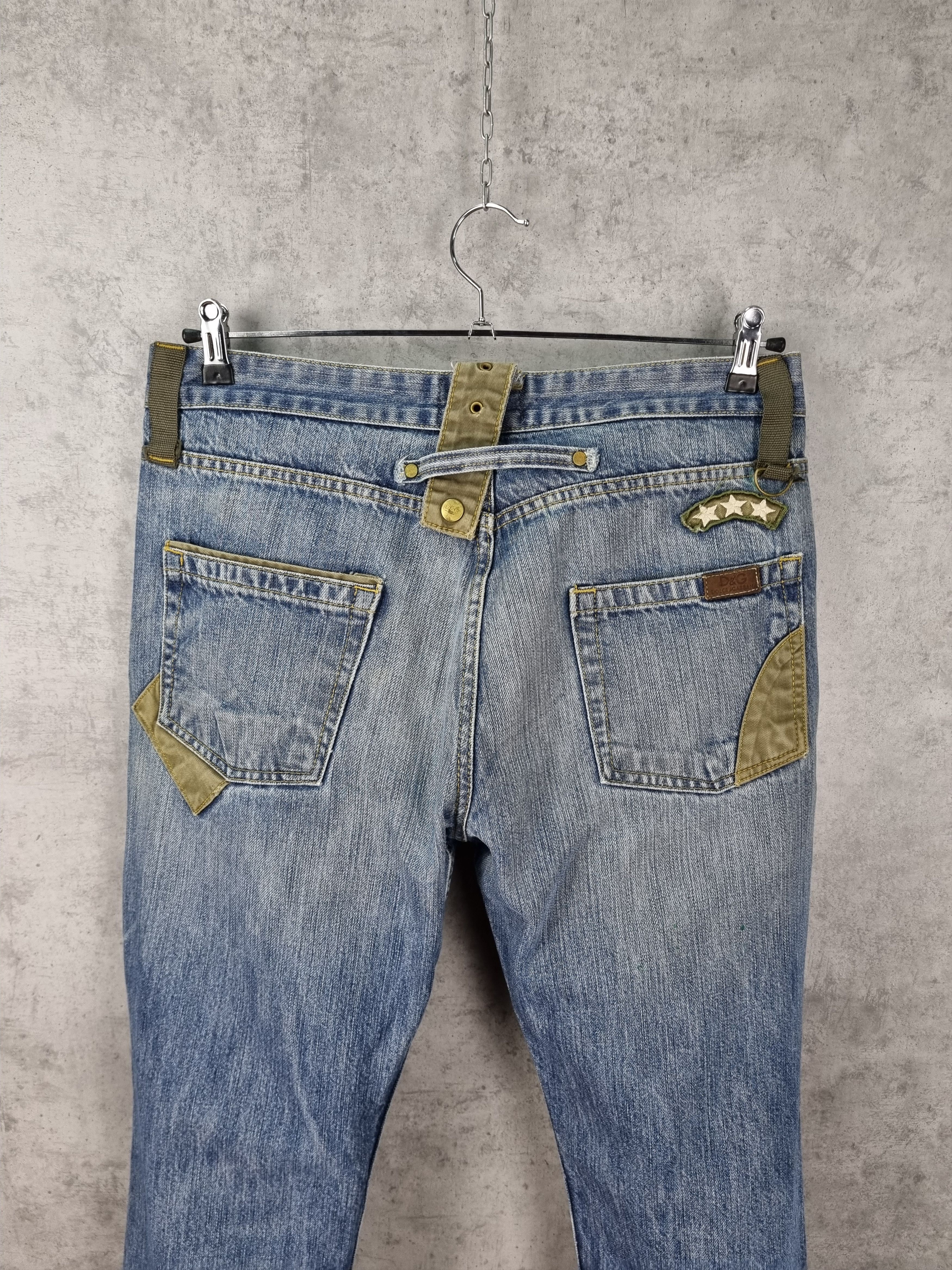 Vintage 90s Dolce & Gabbana Dirty Aesthetic Denim Jeans Size US 32 / EU 48 - 13 Thumbnail