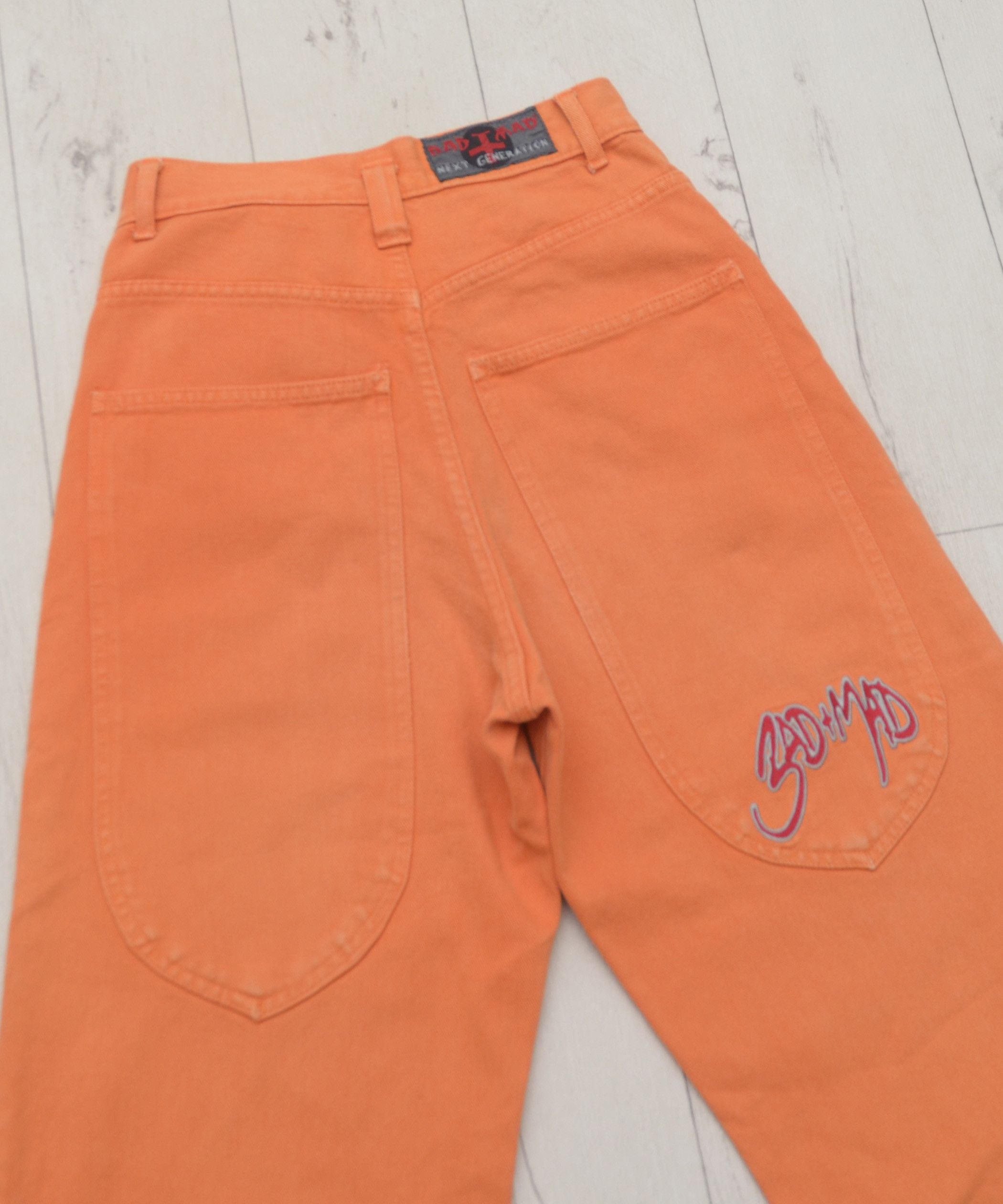 Japanese Brand × Vintage Bad+Mad Hardwear Vintage 90s HIP HOP 1990s size 12 Size 30" / US 8 / IT 44 - 8 Thumbnail